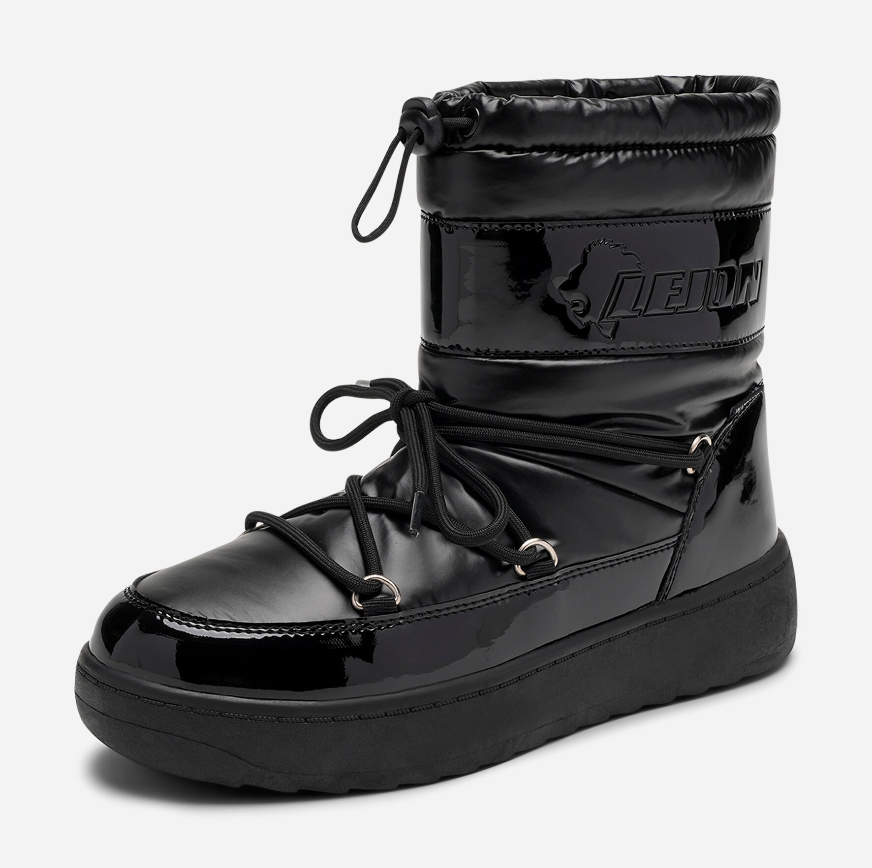 LEJON, Varmfodrade kängor waterproof Svarta