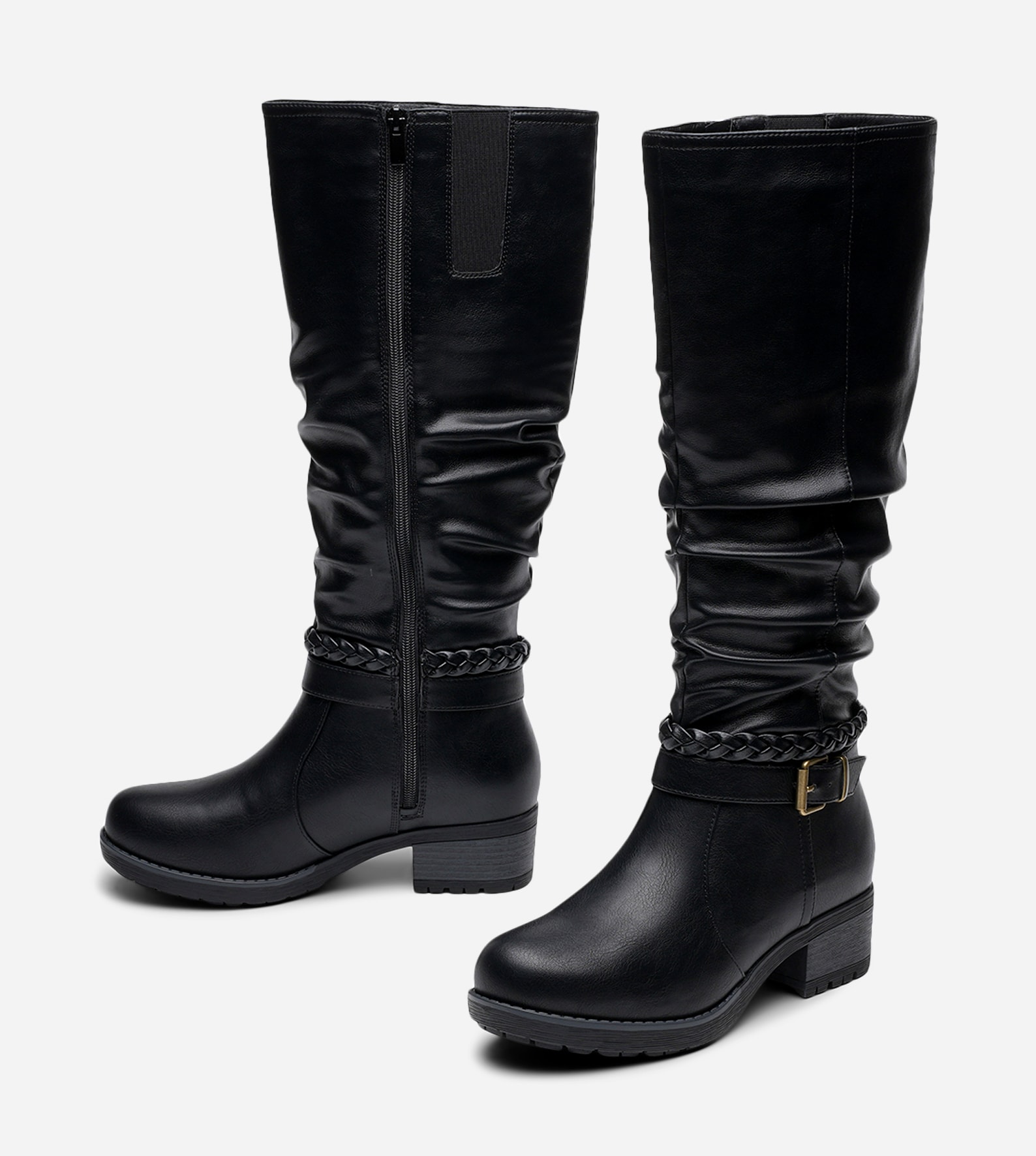 CLOU COMFORT, Varmfodrade stövlar Svarta