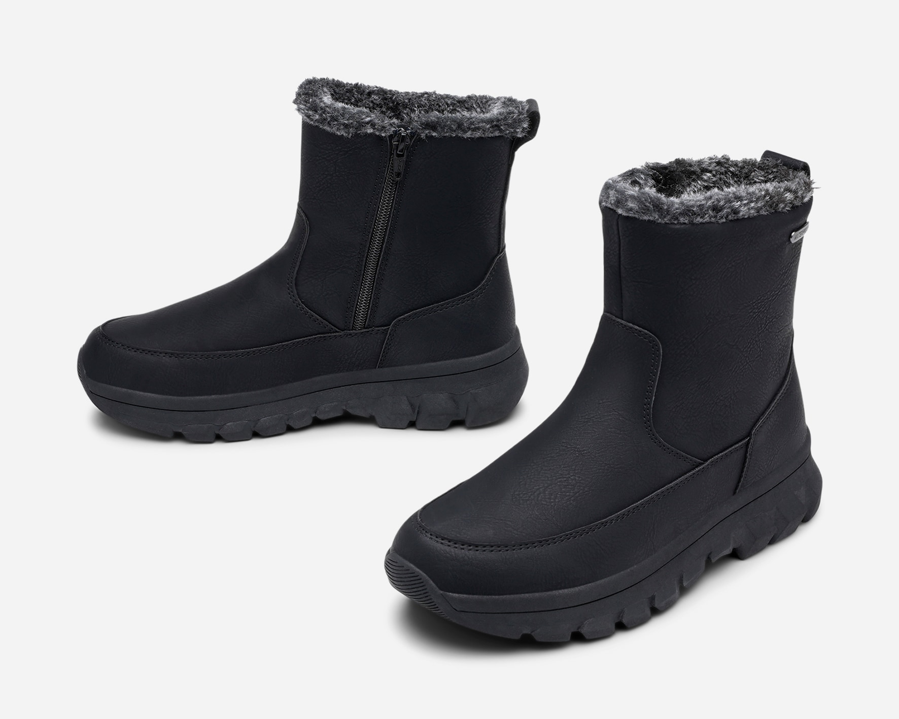 LEJON, Varmfodrade boots, waterproof Svarta