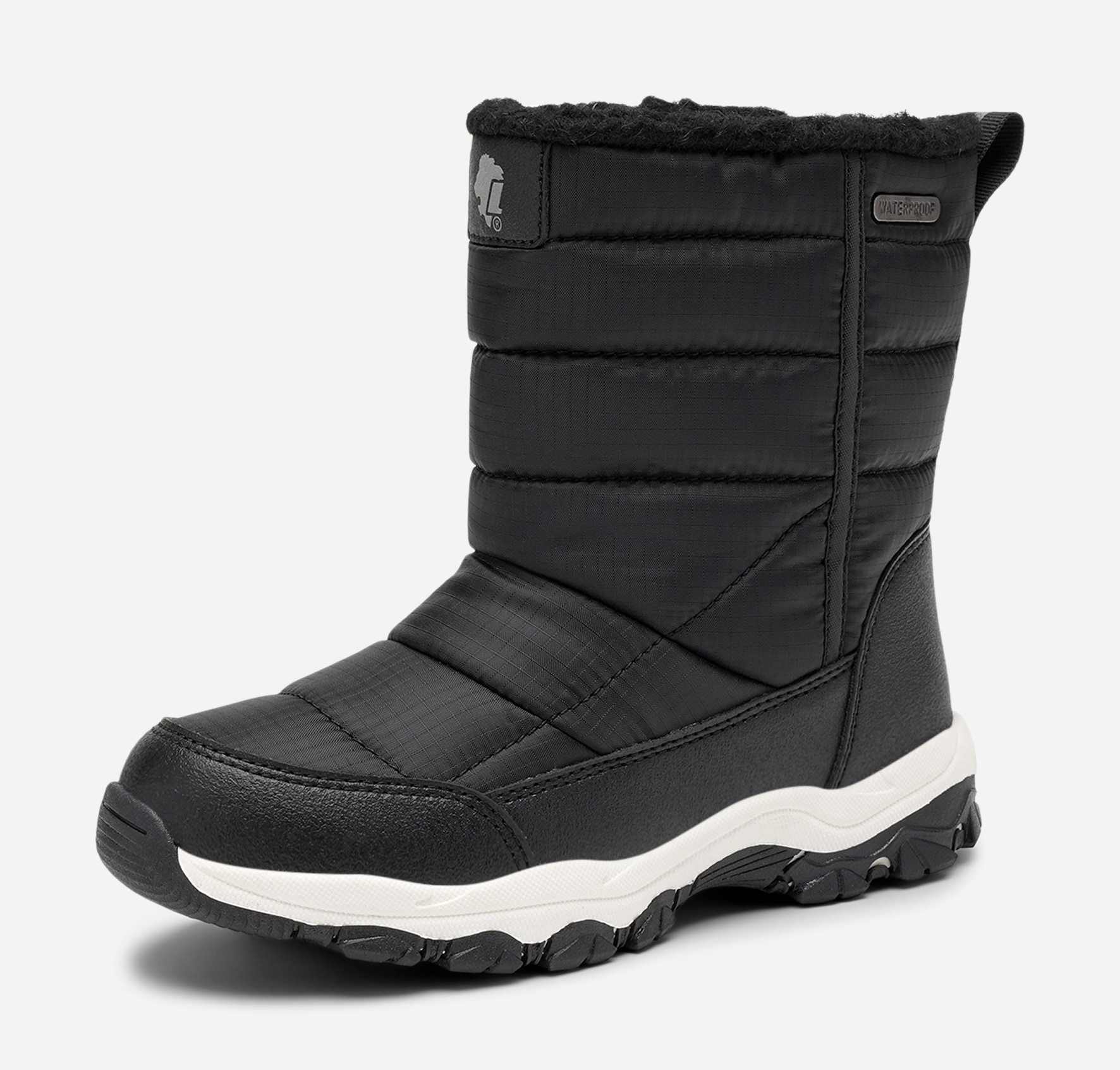 LEJON, Varmfodrade boots, waterproof Svarta
