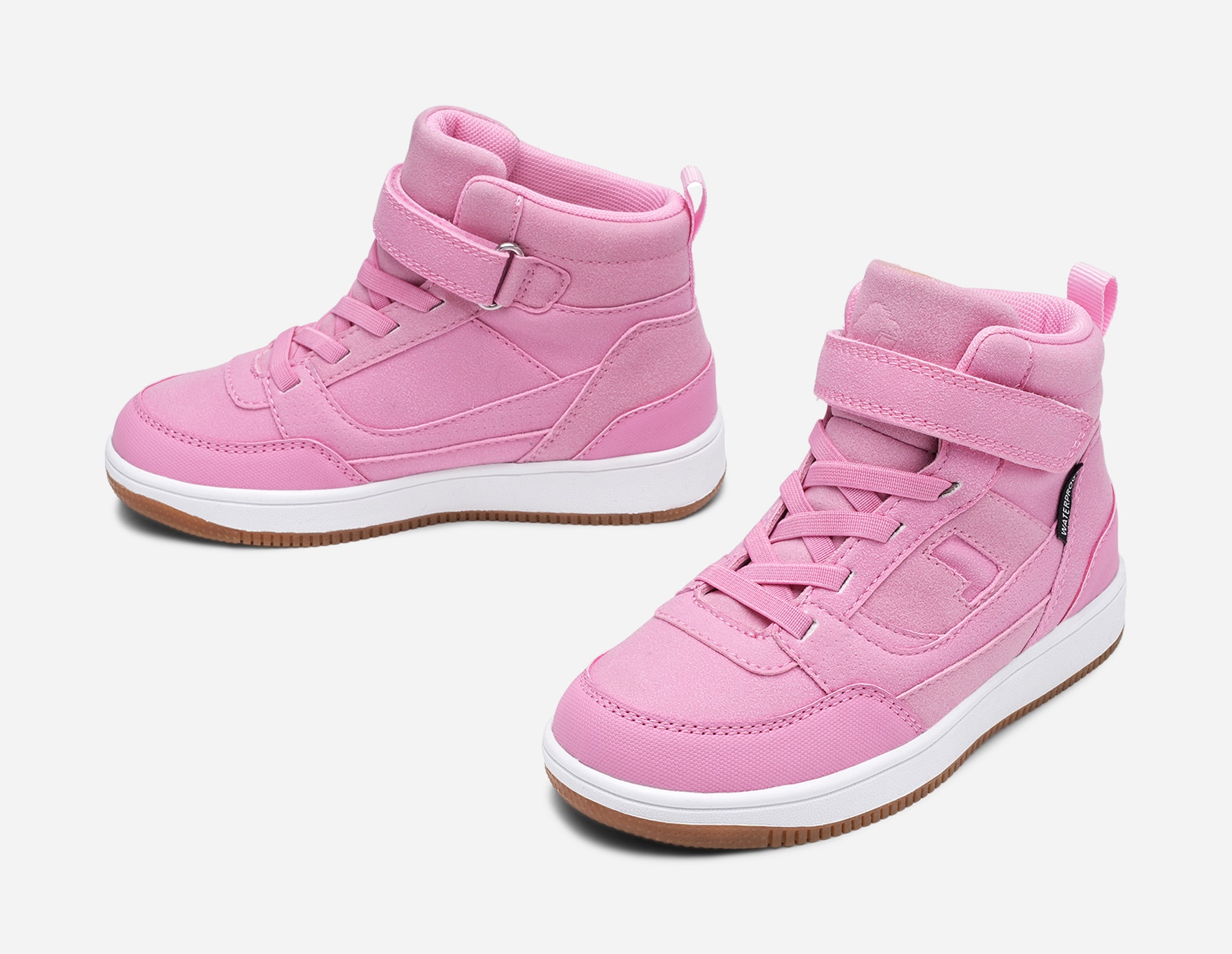 LEJON, Höga sneakers, waterproof Rosa