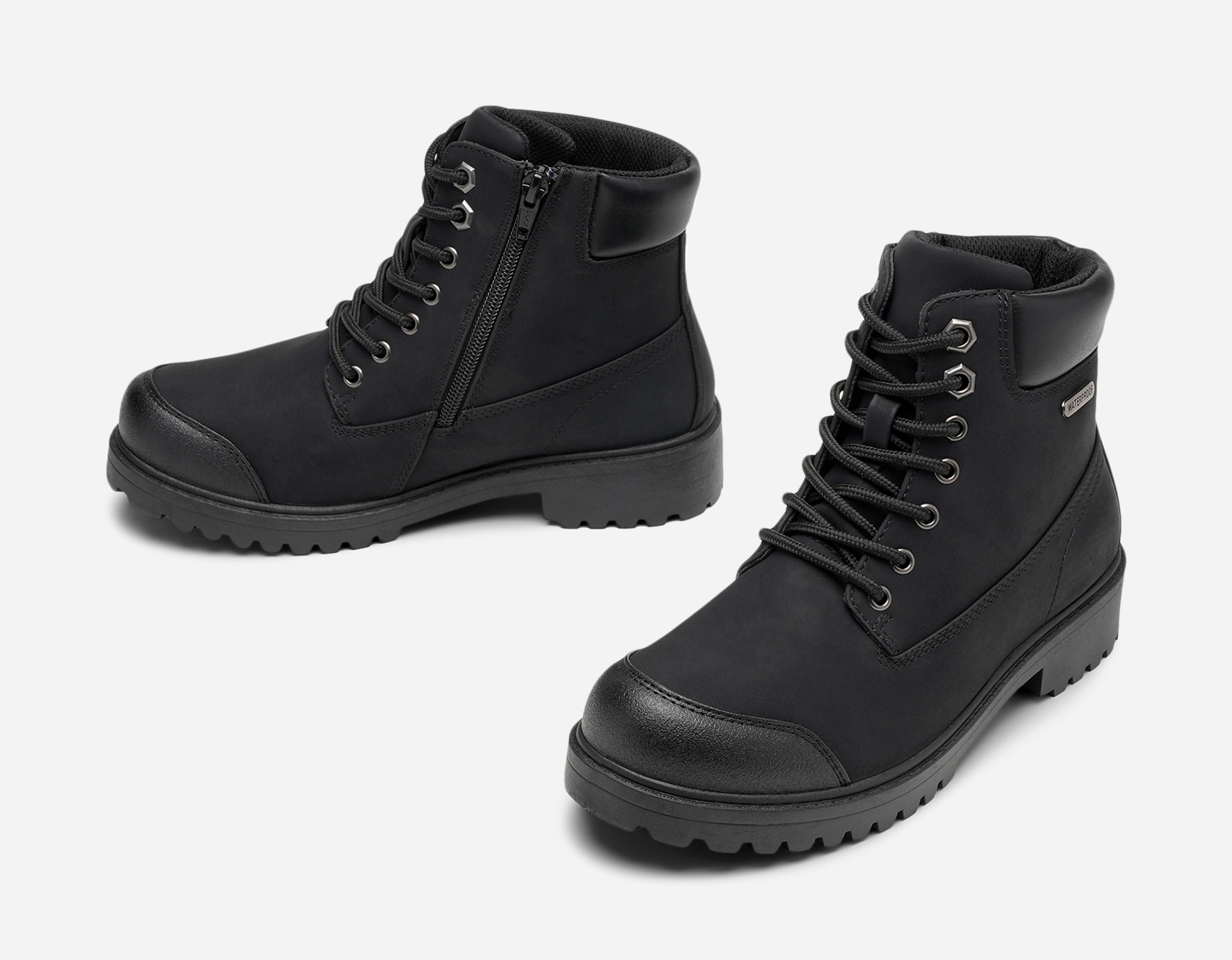 LEJON, Kängor waterproof Svarta