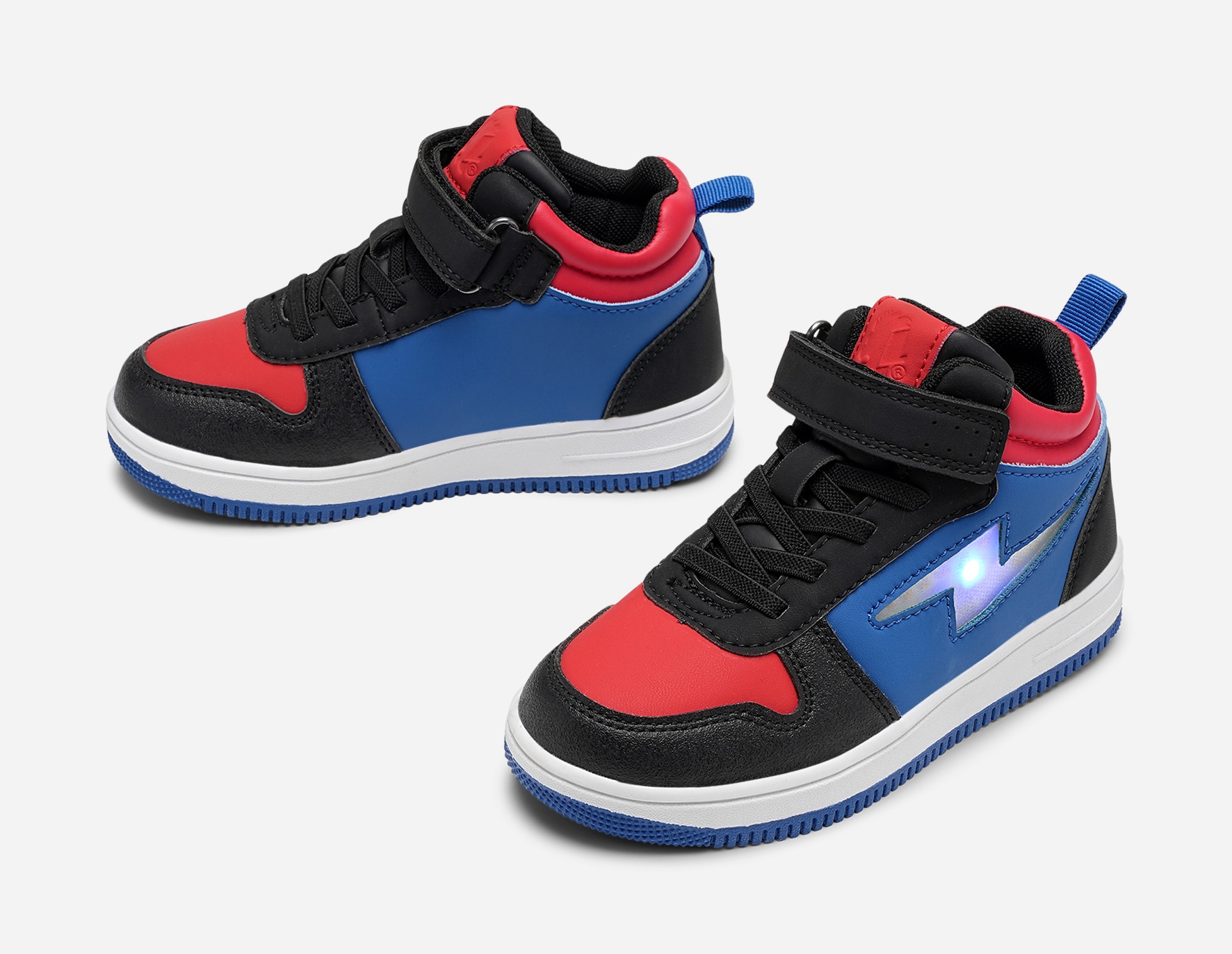 LEJON, Blinkande höga sneakers Blåa