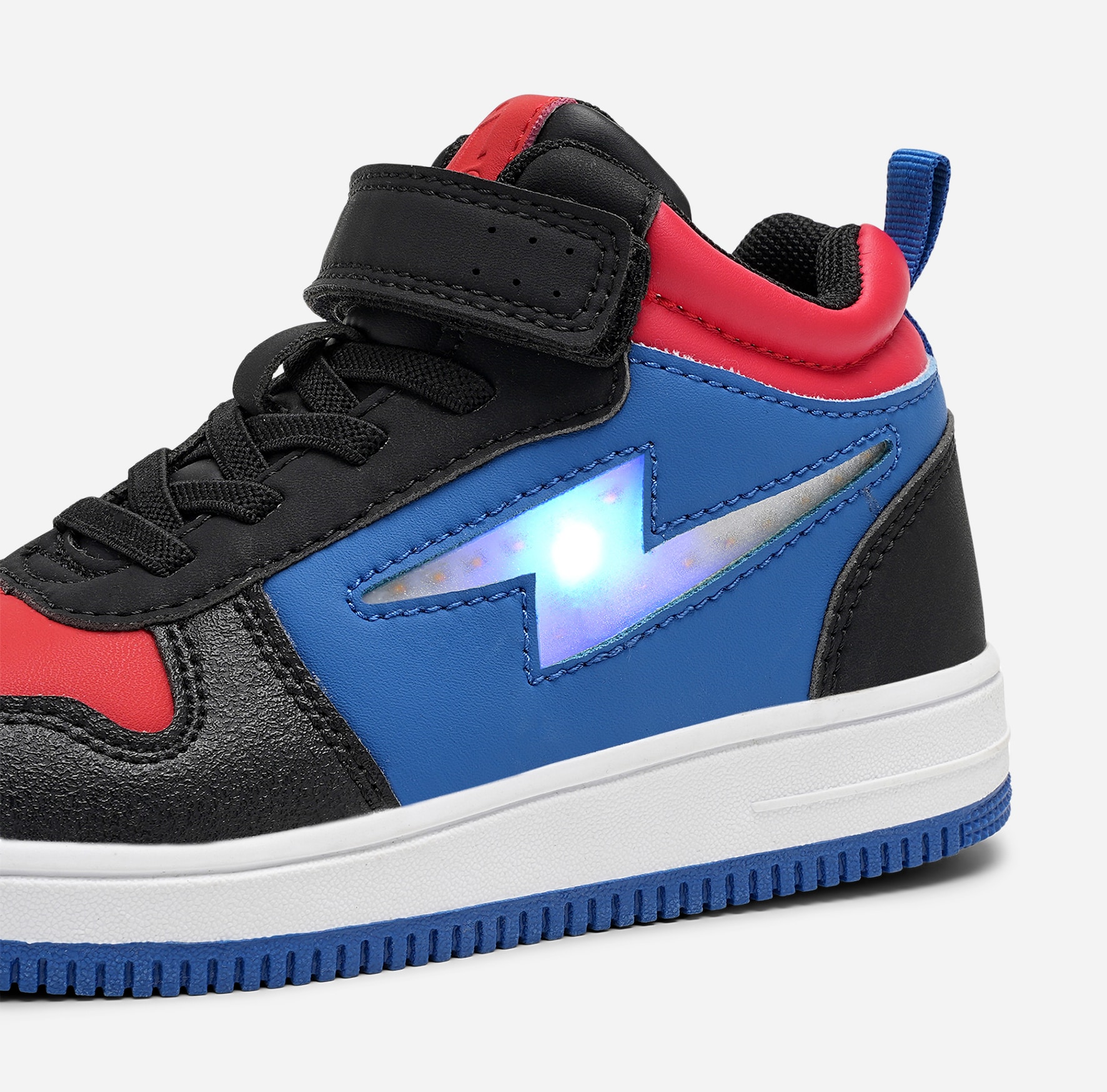 LEJON, Blinkande höga sneakers Blåa