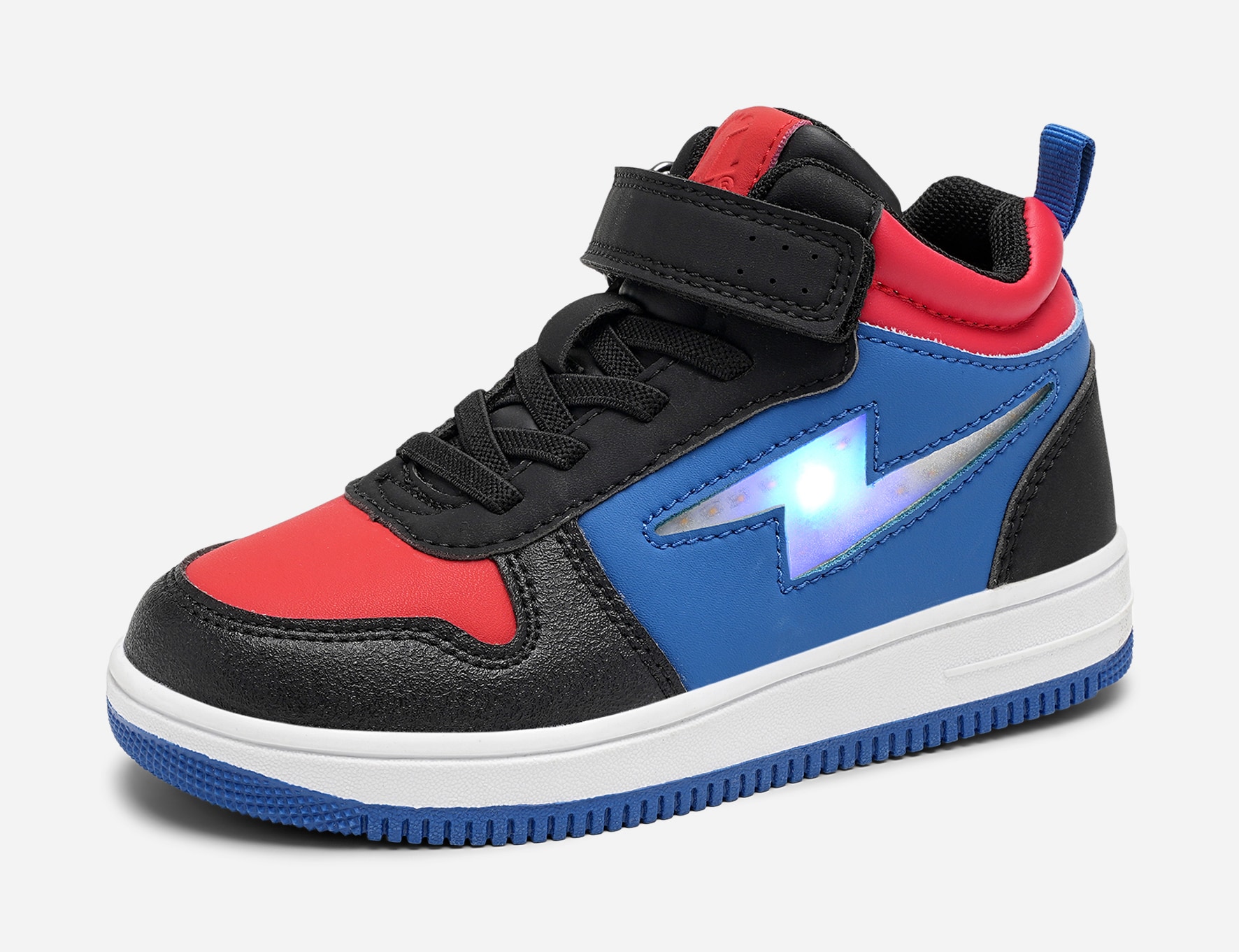 LEJON, Blinkande höga sneakers Blåa