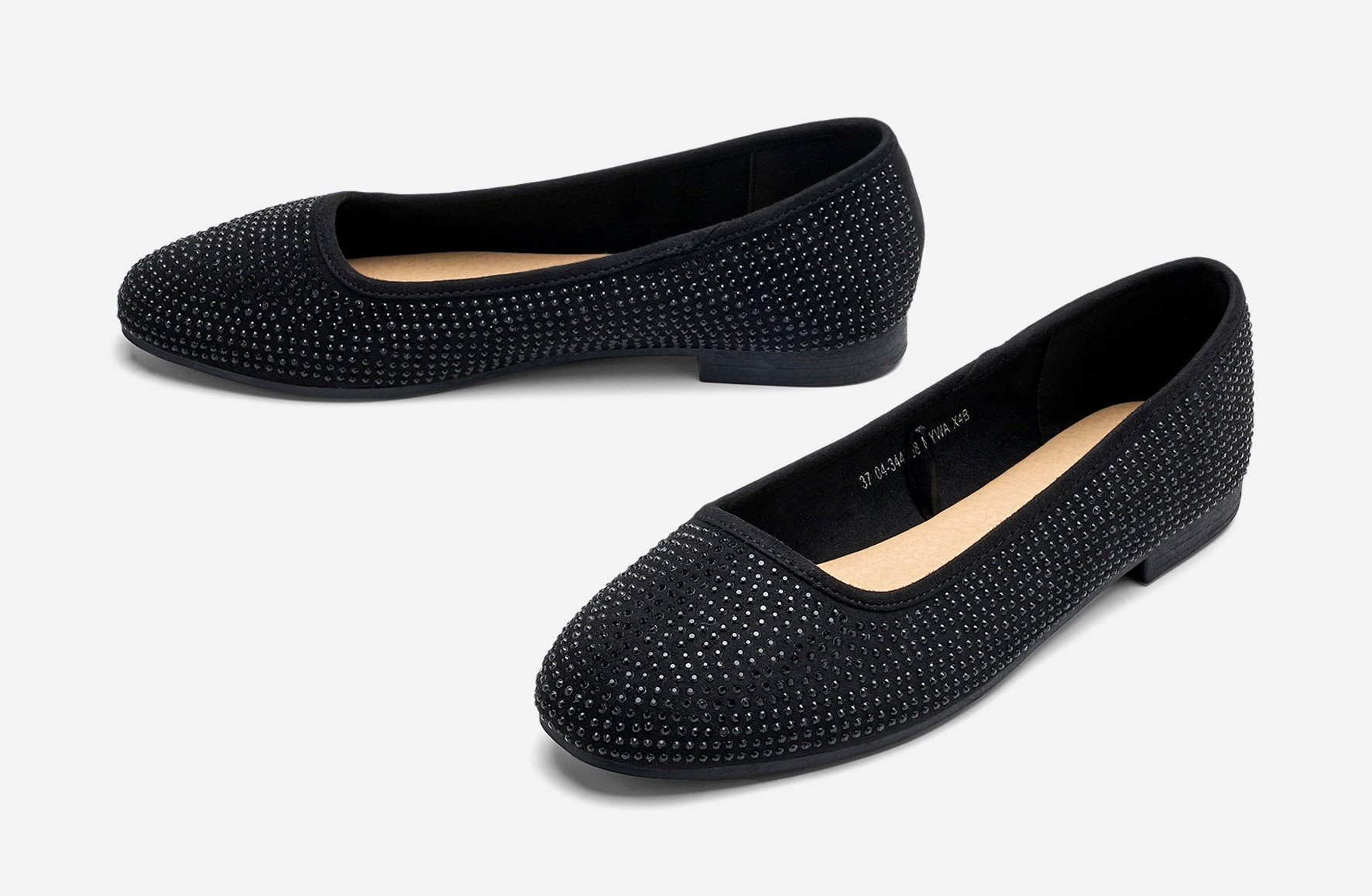 CLOU COMFORT, Ballerinaskor Svarta