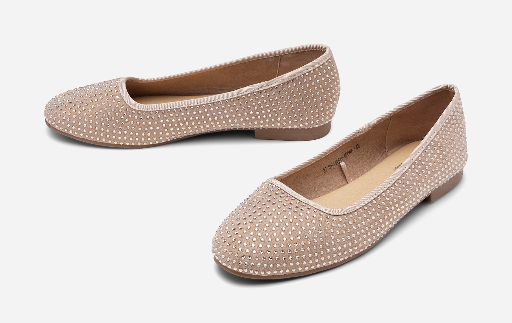 CLOU COMFORT, Ballerinaskor Beigea