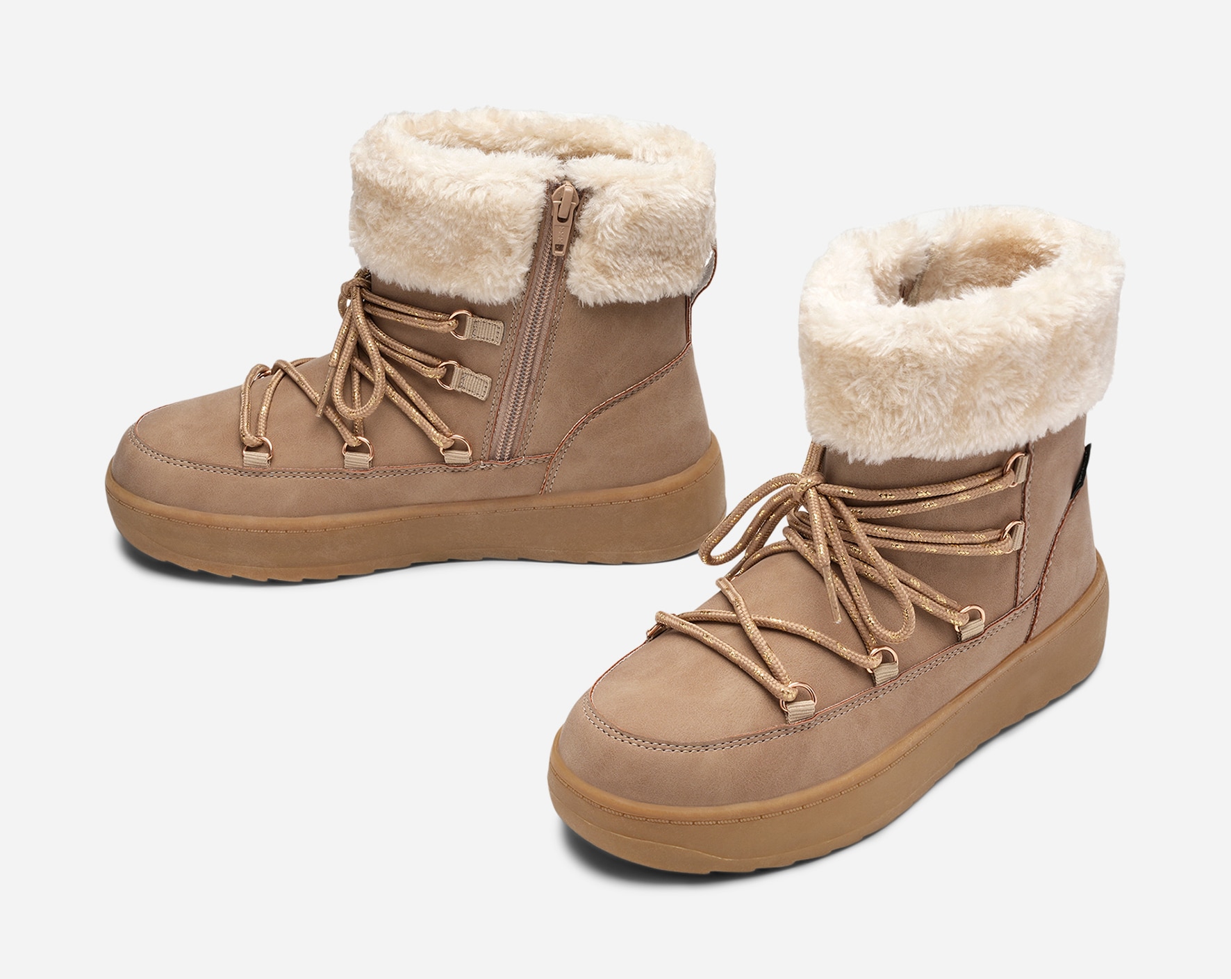 LEJON, Varmfodrade kängor waterproof Bruna