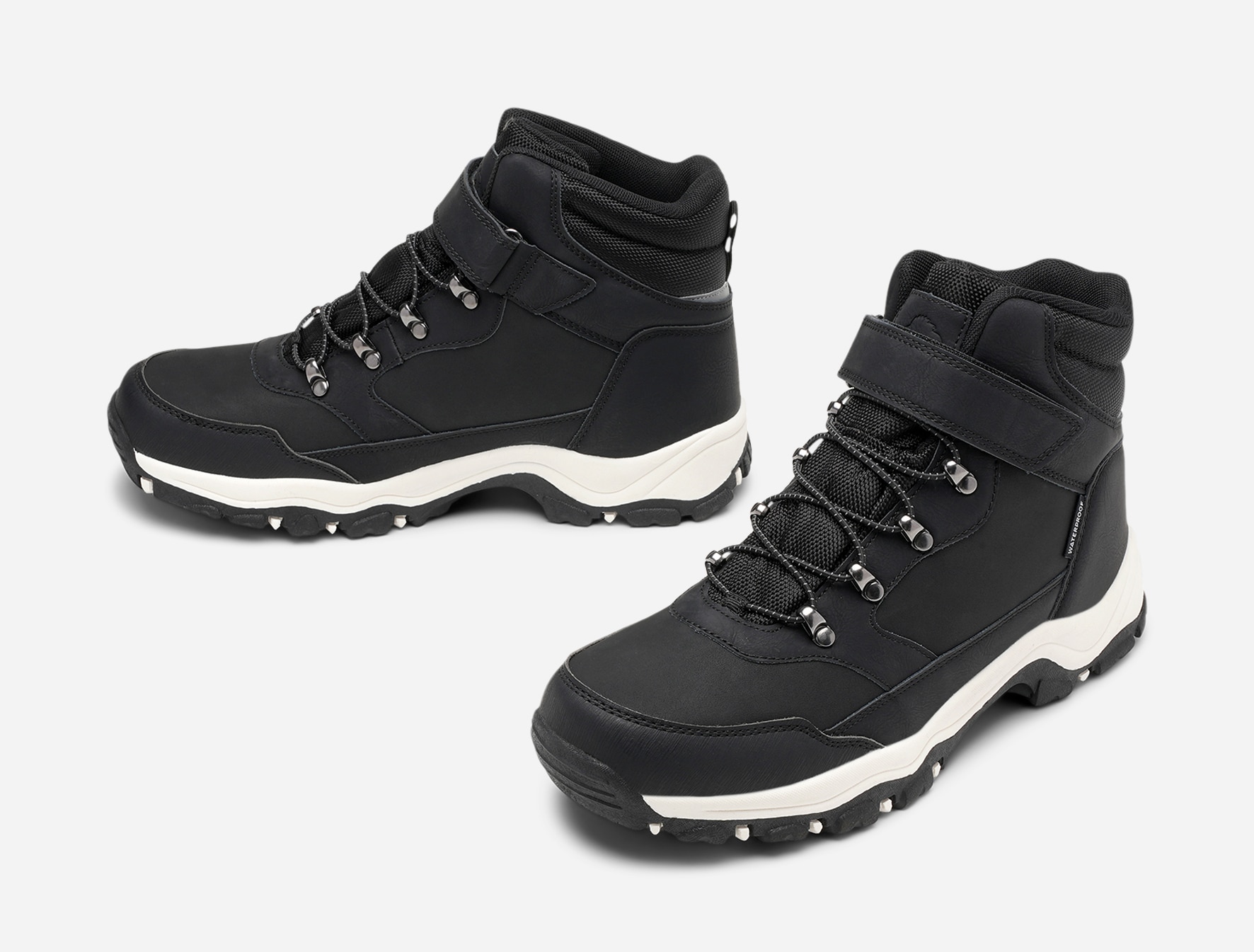 LEJON, Varmfodrade kängor waterproof Svarta