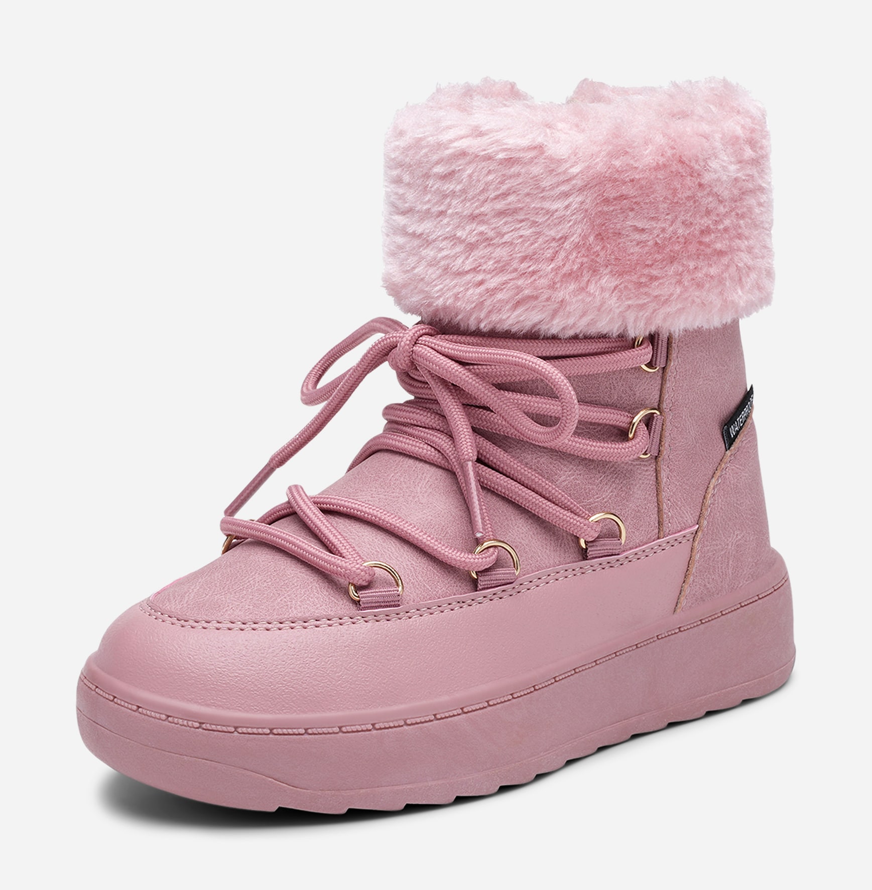 LEJON, Varmfodrade kängor waterproof Rosa