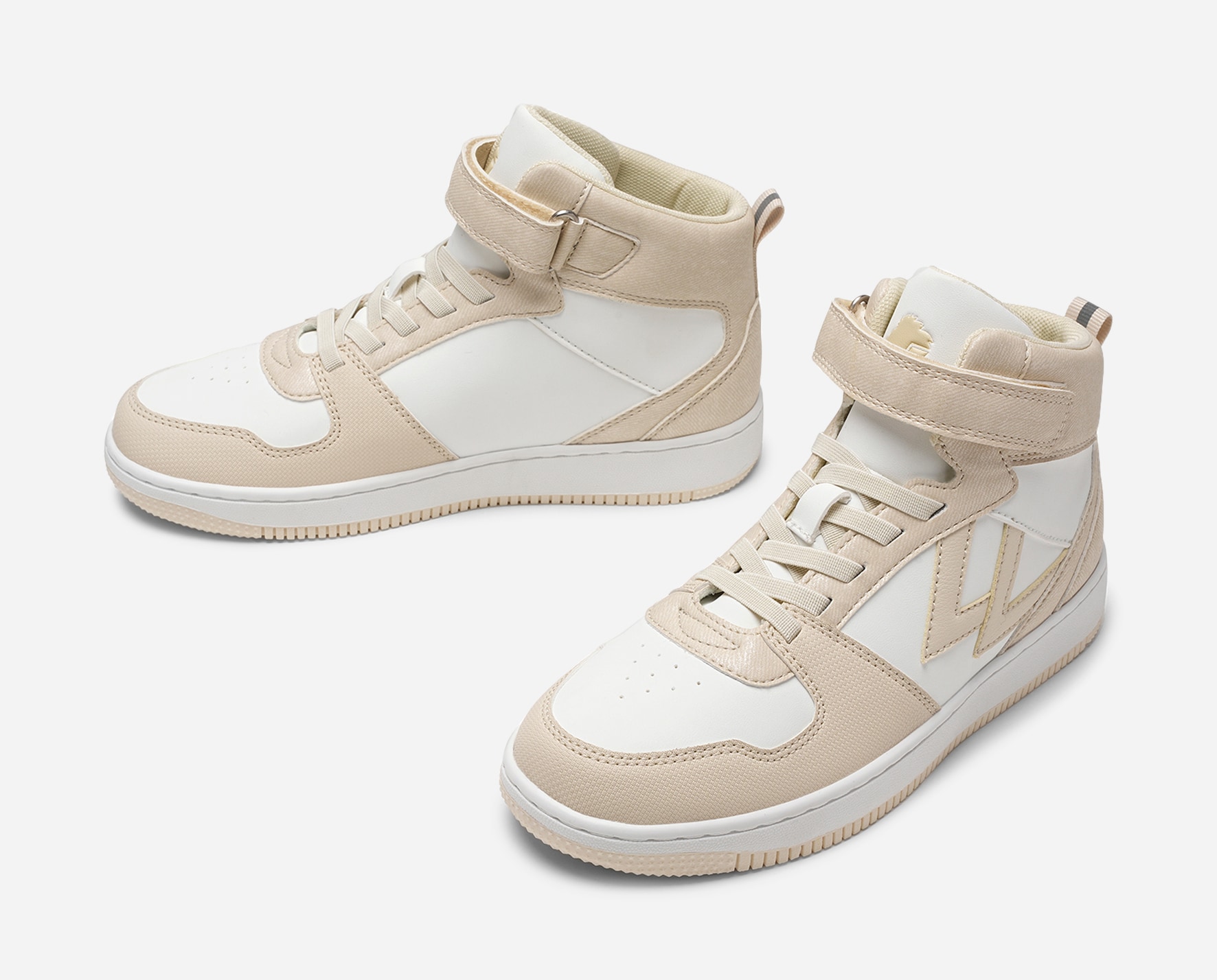 LEJON, Höga sneakers Beigea