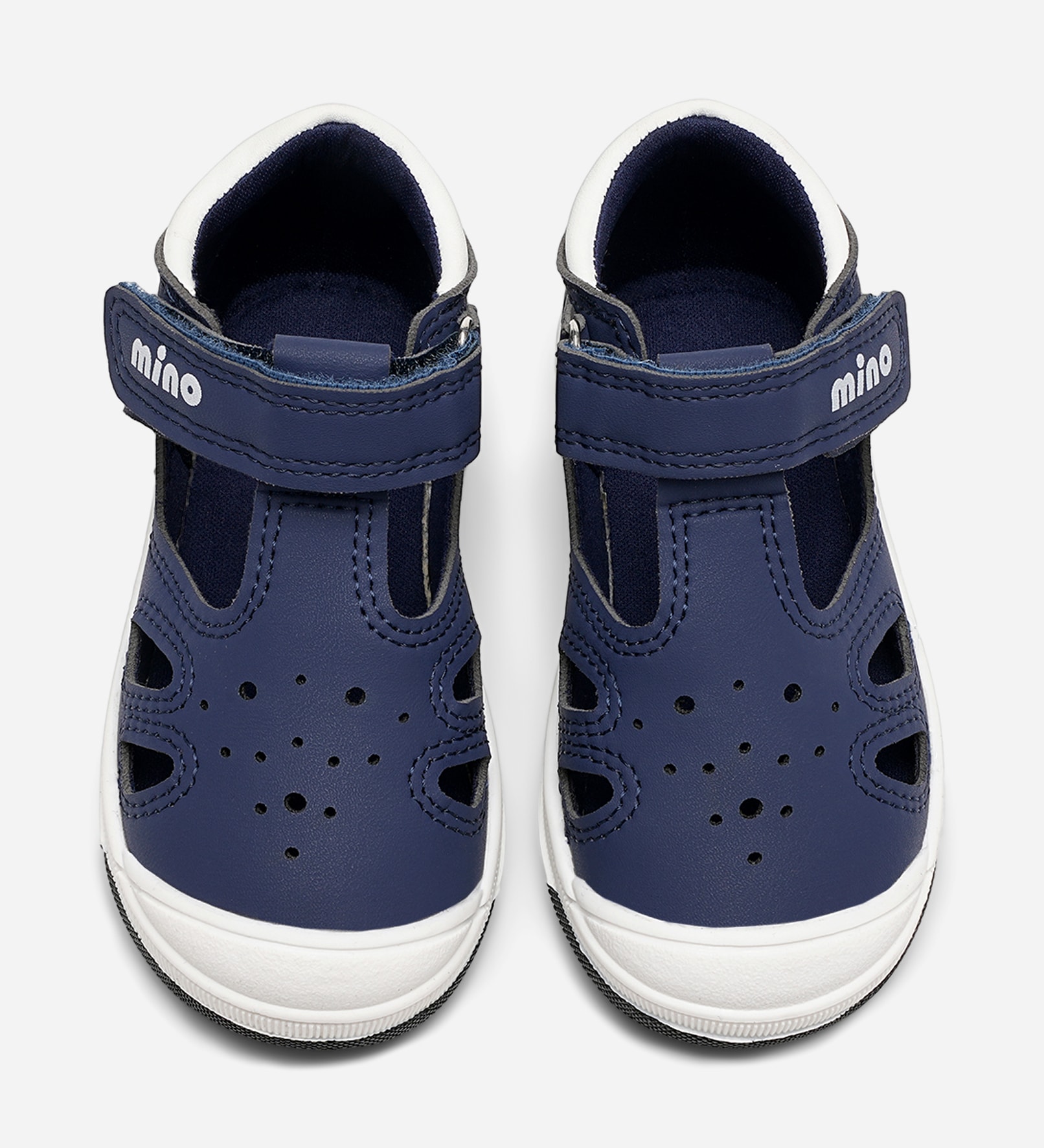 Mino, Lära-gå- sandaler Blåa