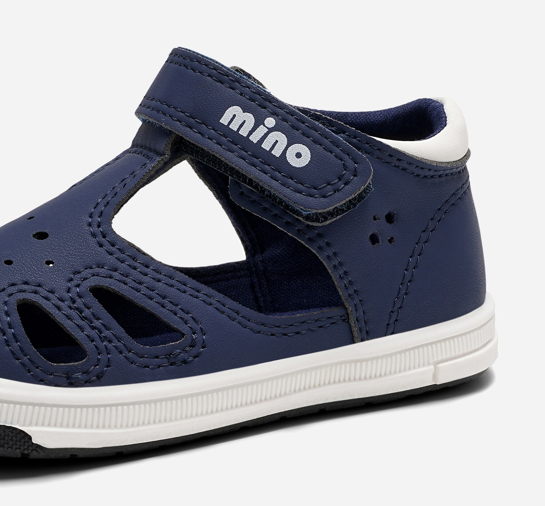 Mino, Lära-gå- sandaler Blåa