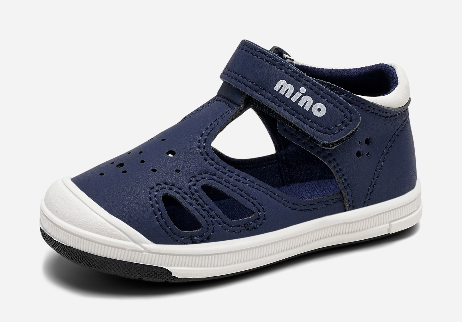 Mino, Lära-gå- sandaler Blåa
