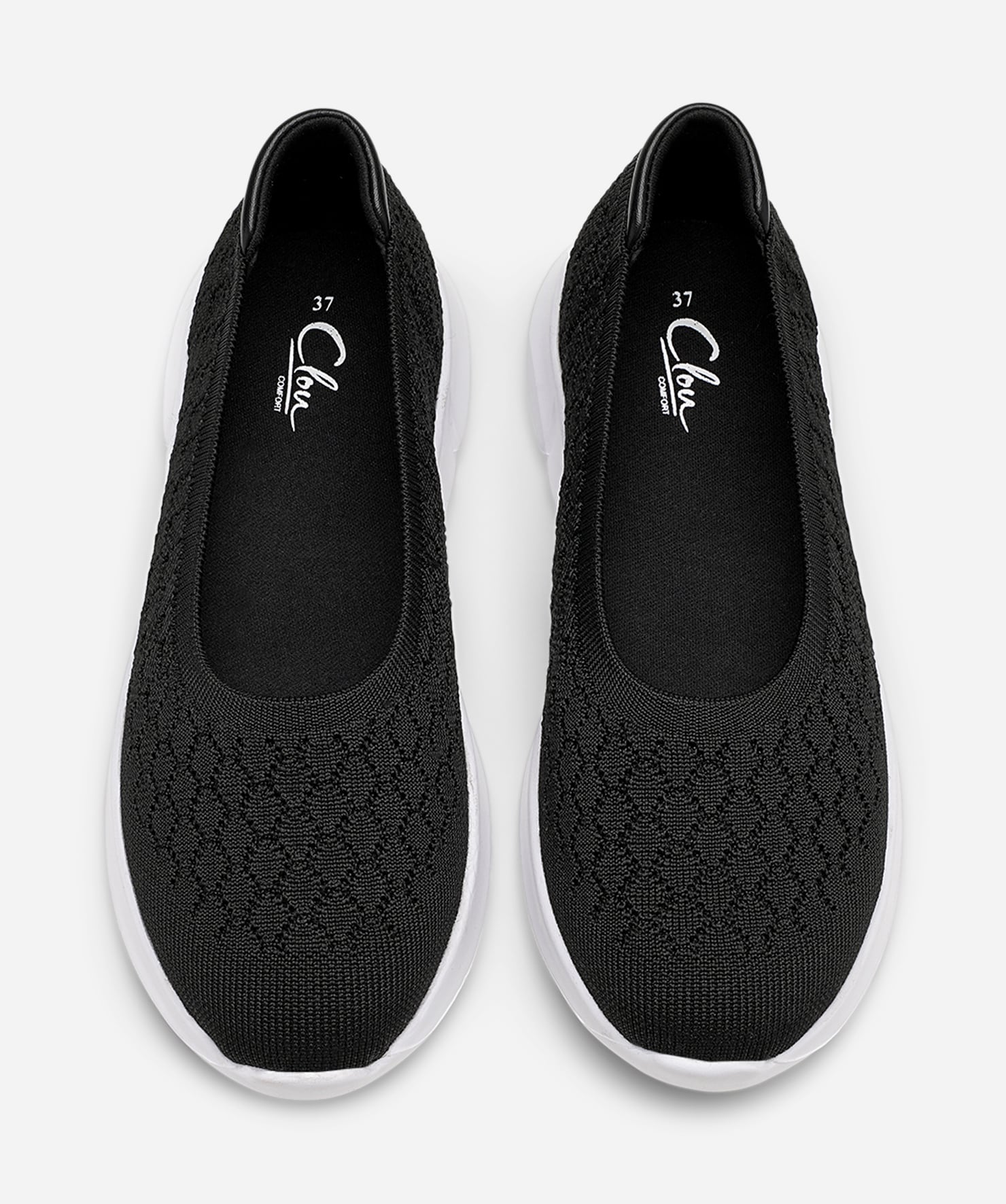 CLOU COMFORT, Ballerinaskor Svarta