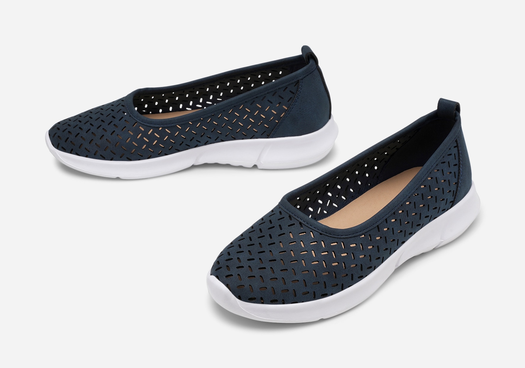 CLOU COMFORT, Ballerinaskor Blåa