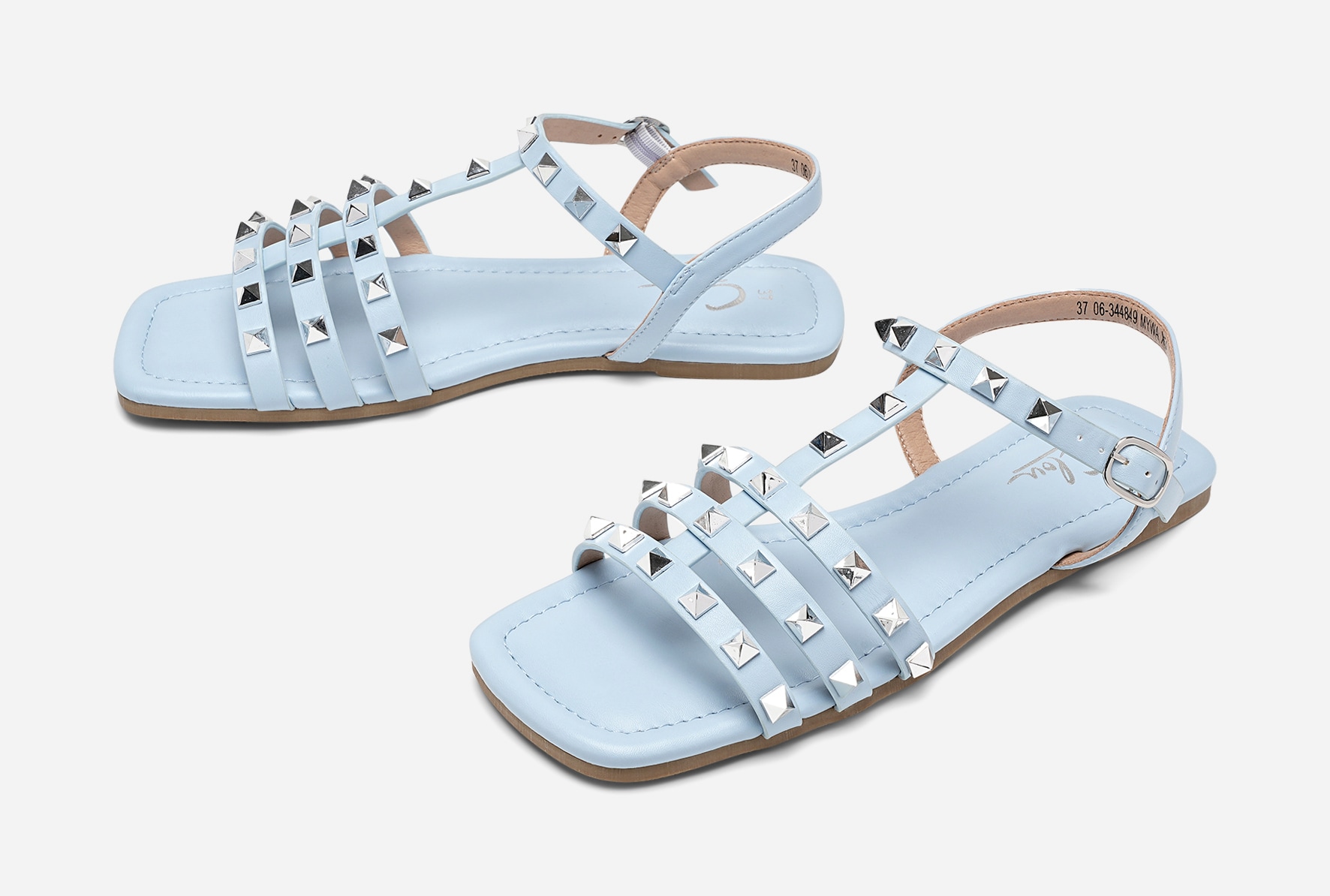 CLOU, Sandaler med remmar Blåa