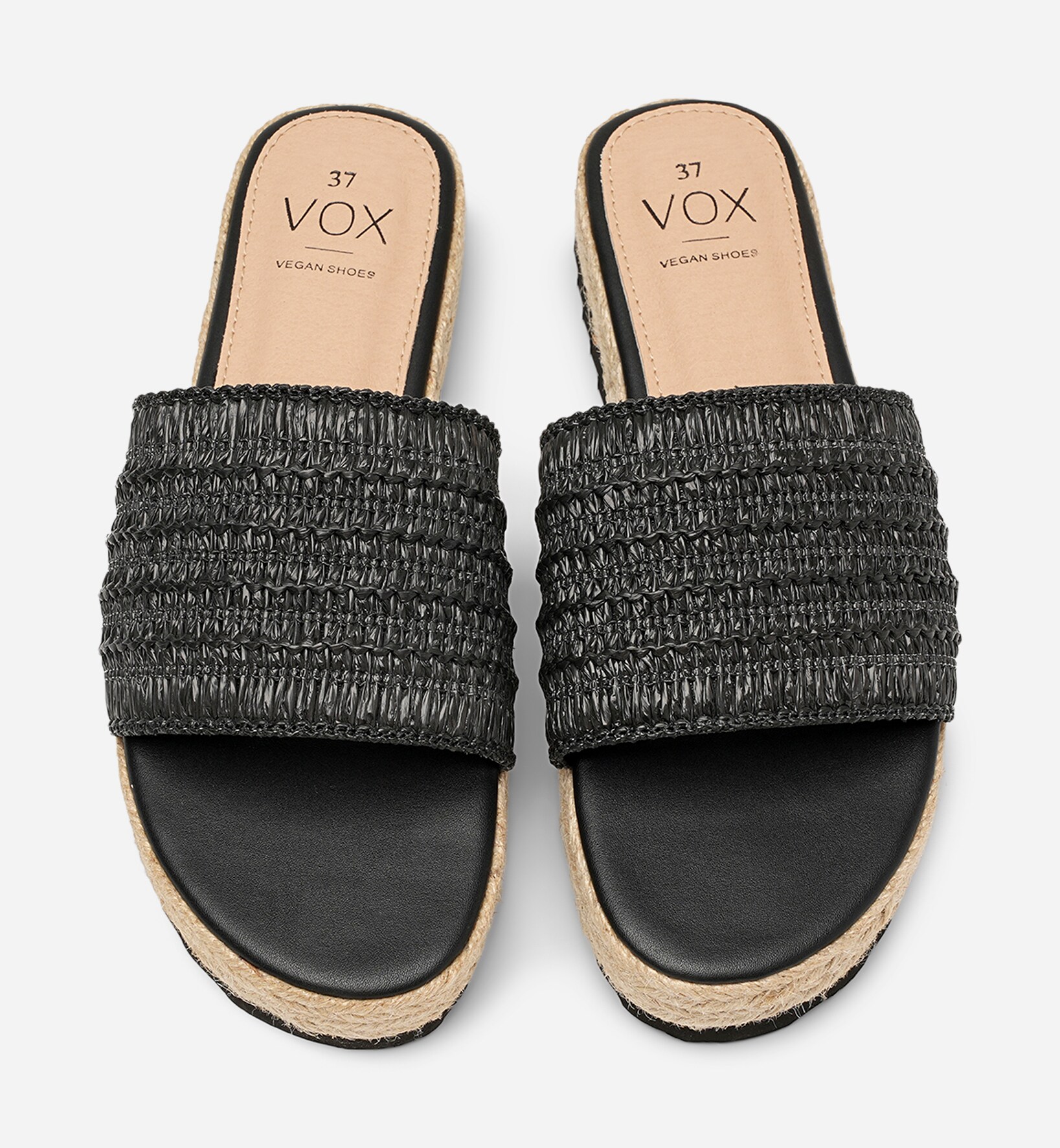 VOX, Sandaler med repsula Svarta