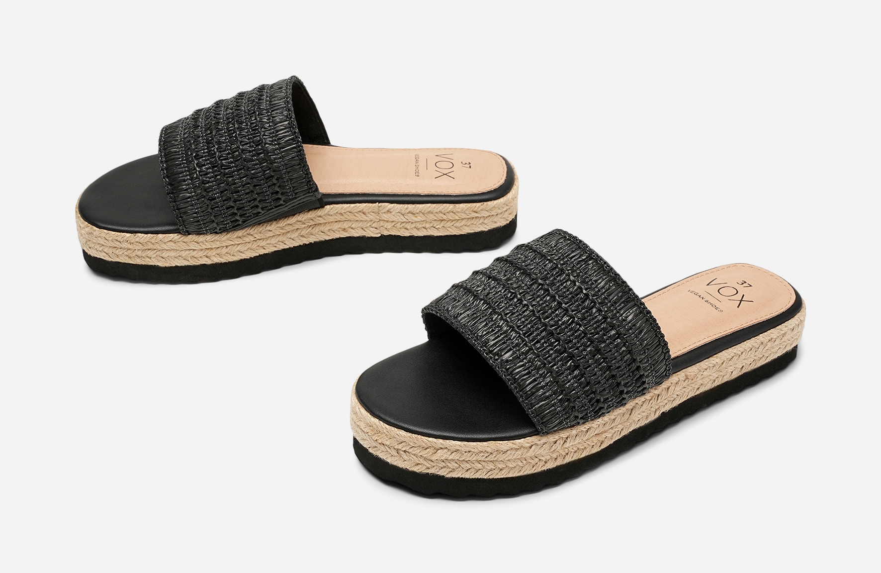 VOX, Sandaler med repsula Svarta