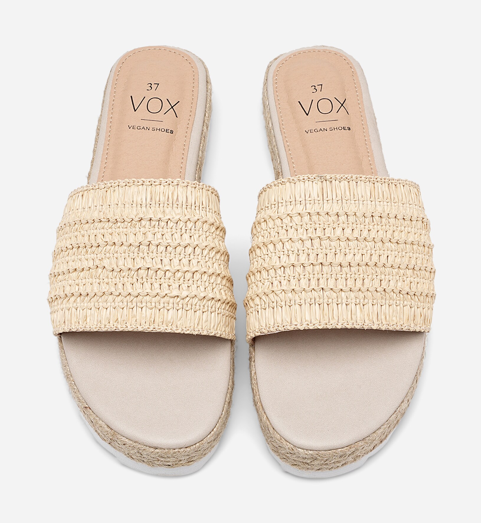 VOX, Sandaler med repsula Beigea