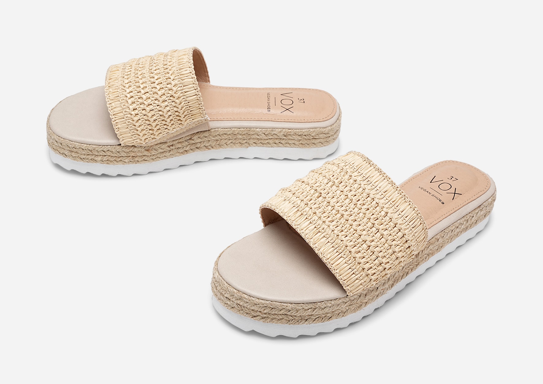 VOX, Sandaler med repsula Beigea