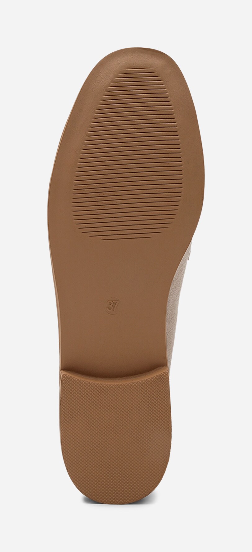 CLOU, Loafers med spänne Beigea