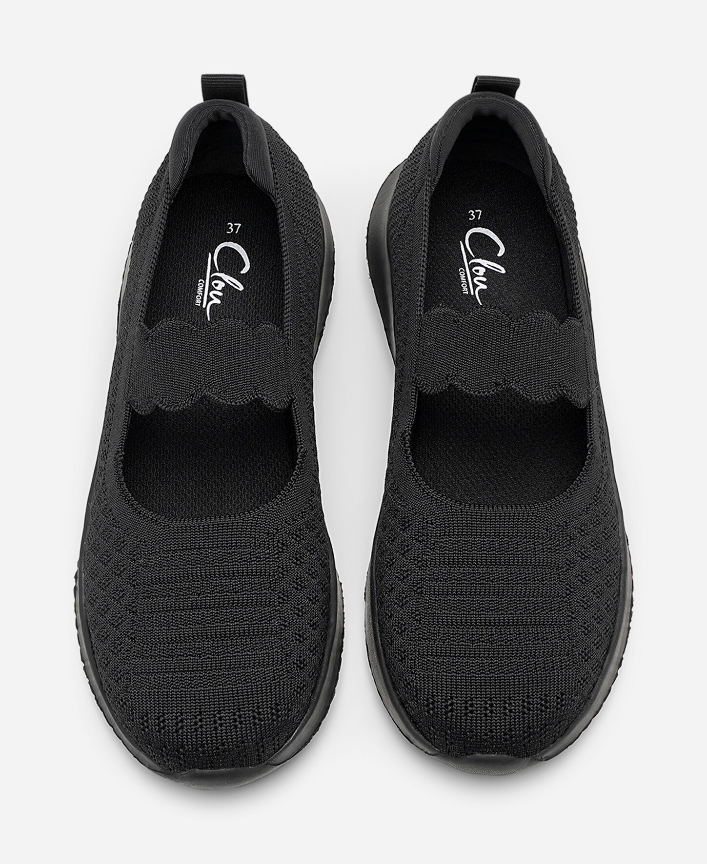 CLOU COMFORT, Ballerinaskor Svarta