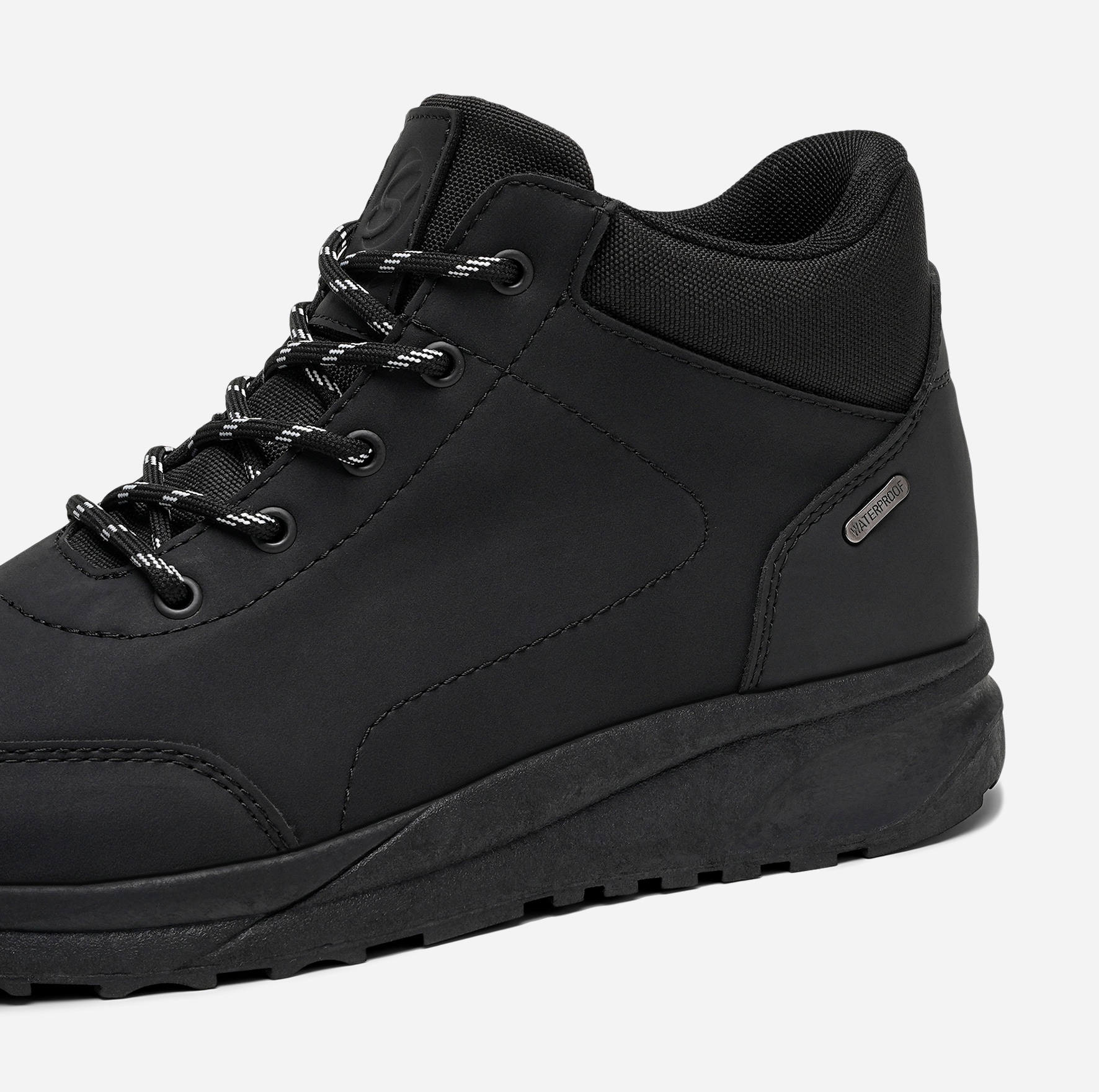 STEPSIDE, Fleecefodrade höga sneakers waterproof Svarta