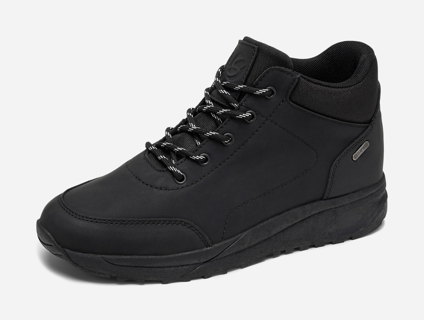 STEPSIDE, Fleecefodrade höga sneakers waterproof Svarta