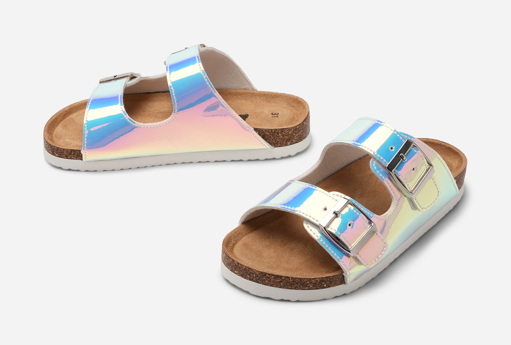 ZOEY, Sandaler Metallfärgade