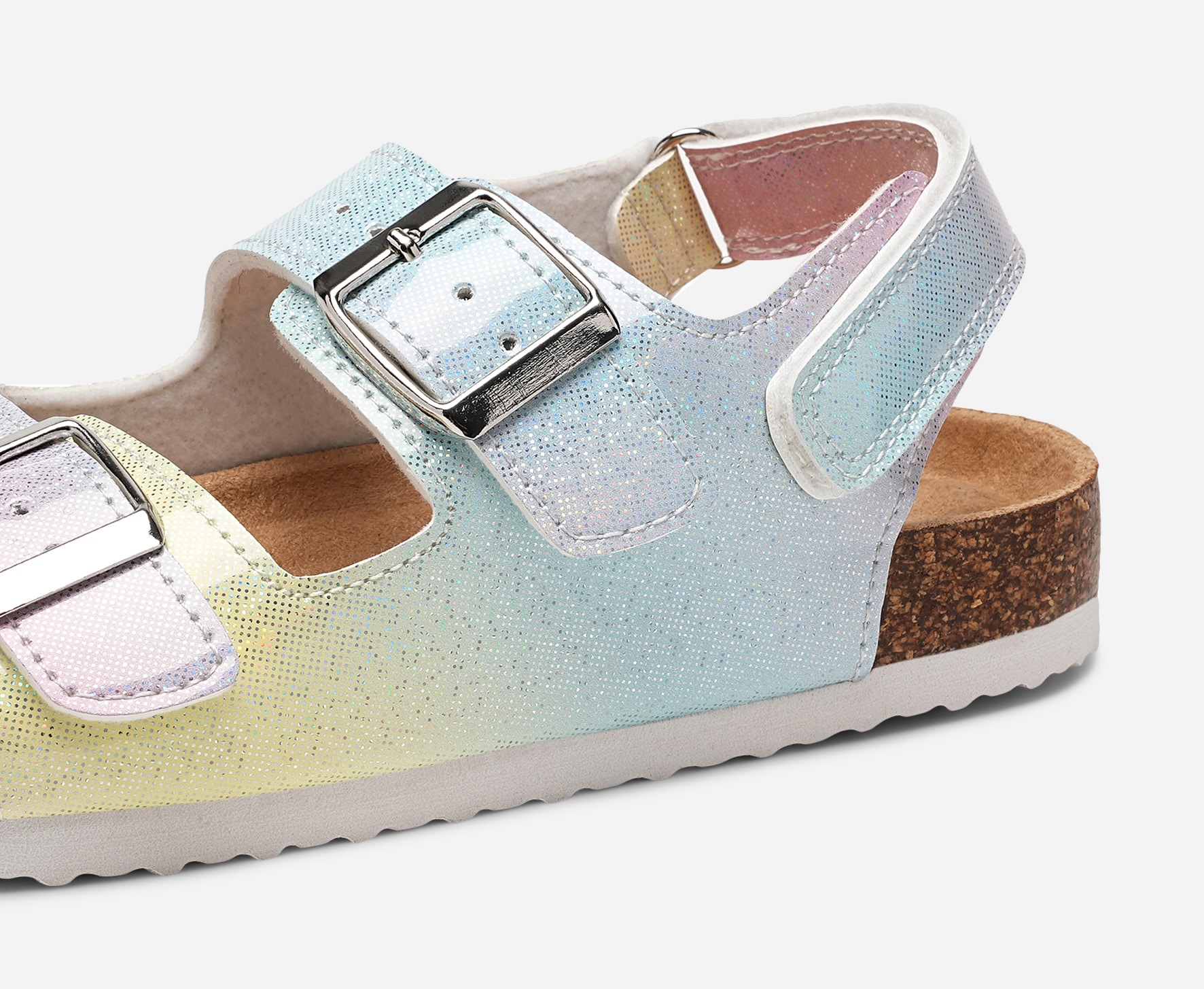 LEJON, Sandaler med remmar Flerfärgade