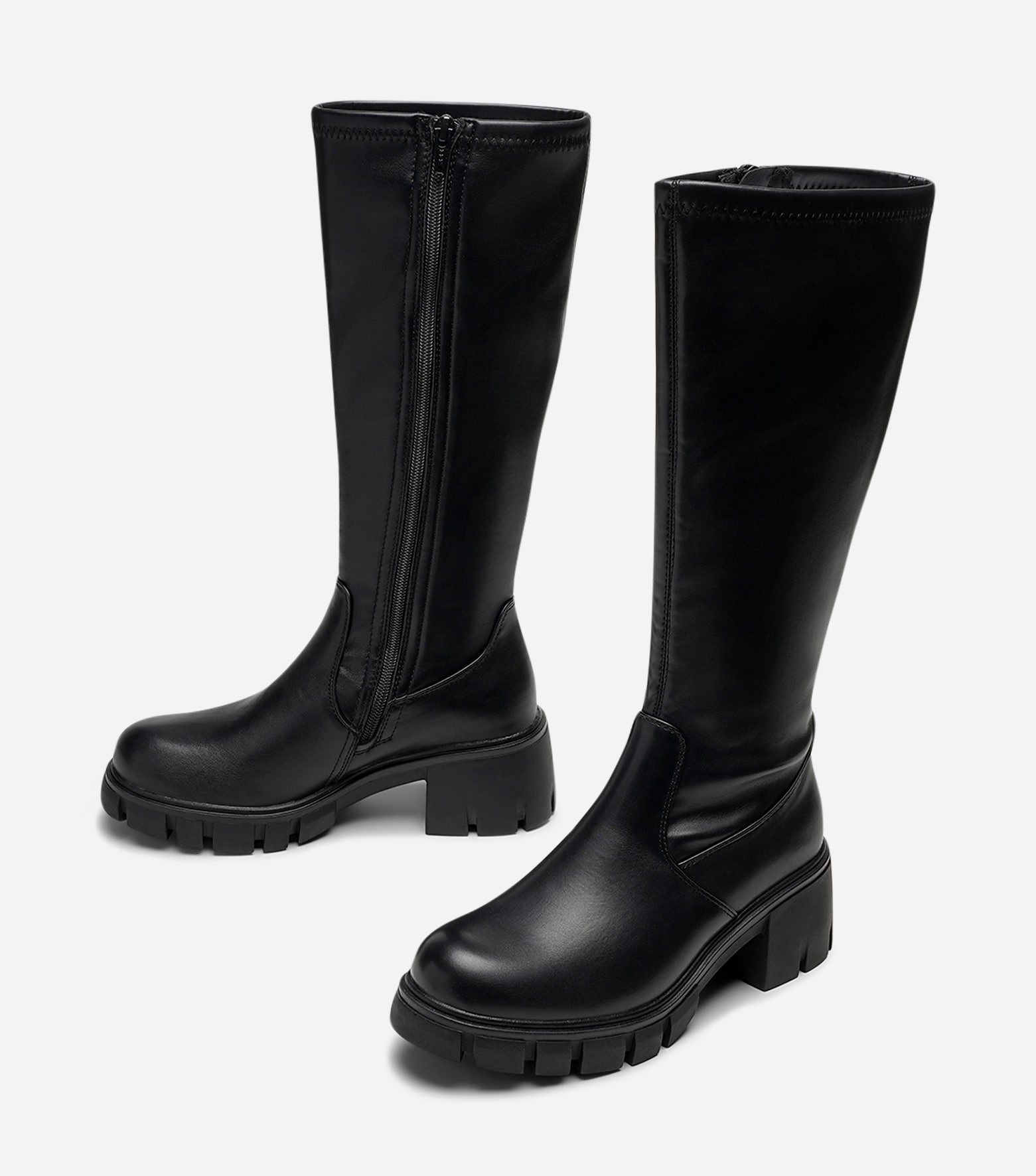 VOX, Stövlar med stretchskaft Svarta