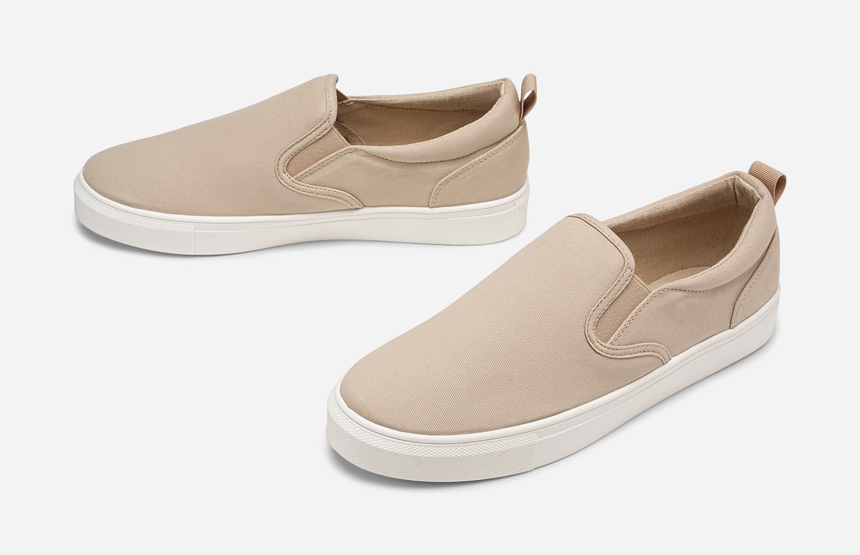 STEPSIDE, Slip-on sneakers Beigea
