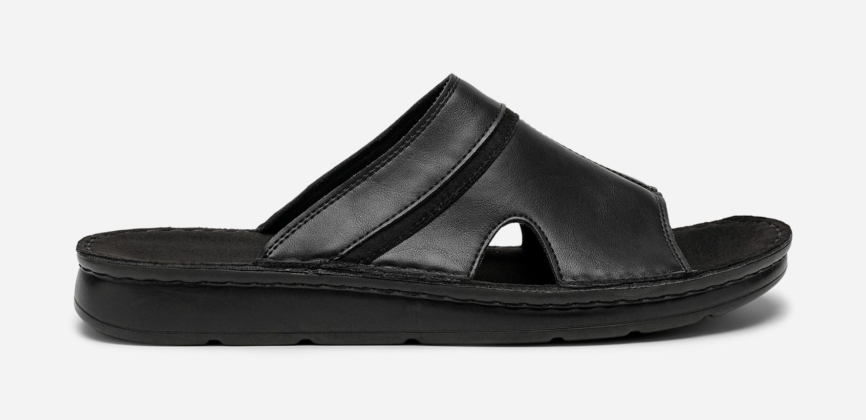 STEPSIDE, Sandaler med remmar Svarta