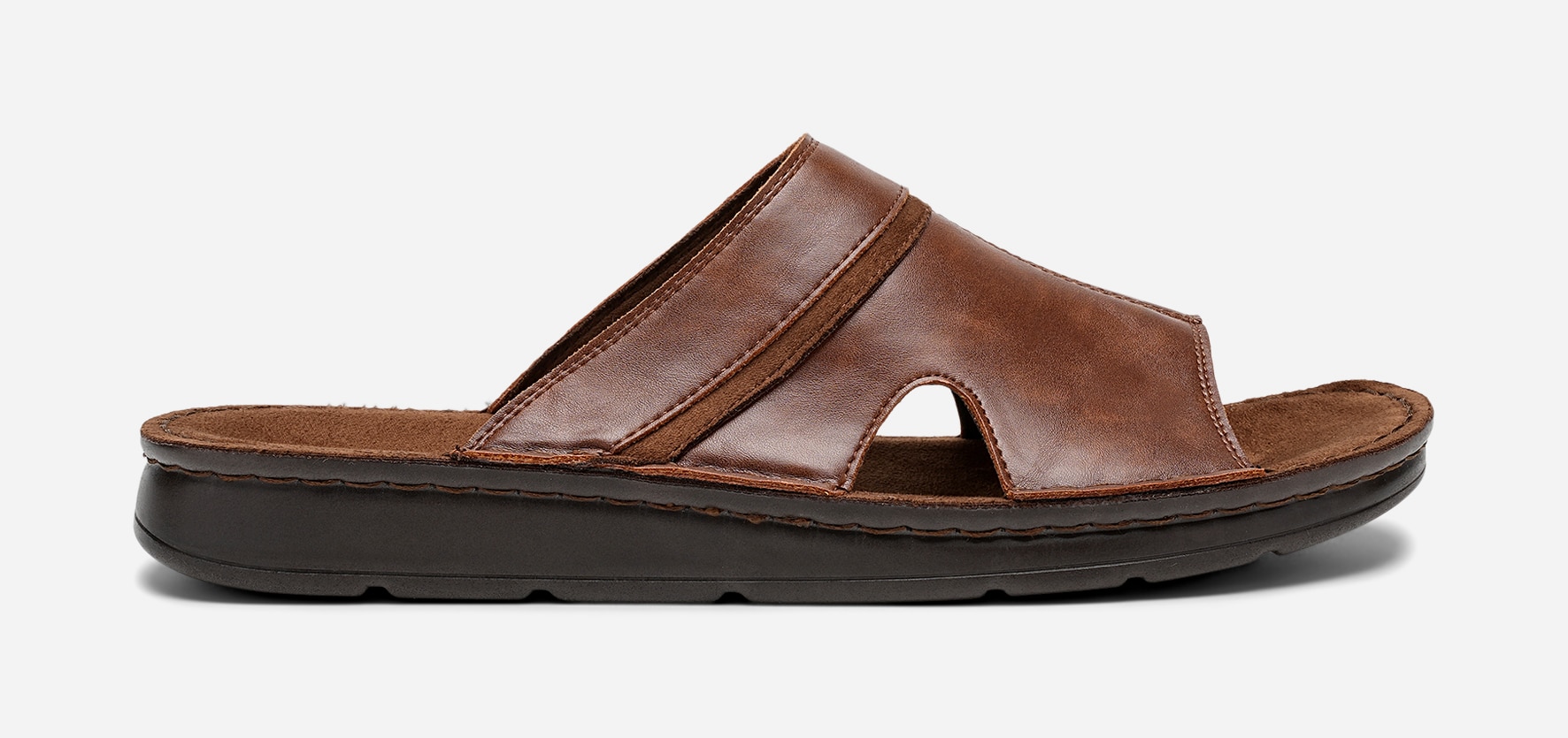 STEPSIDE, Sandaler med remmar Bruna
