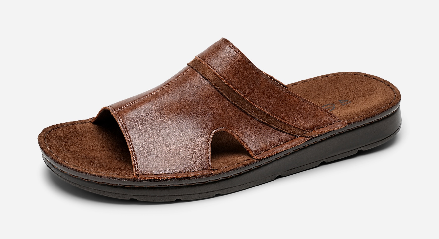 STEPSIDE, Sandaler med remmar Bruna