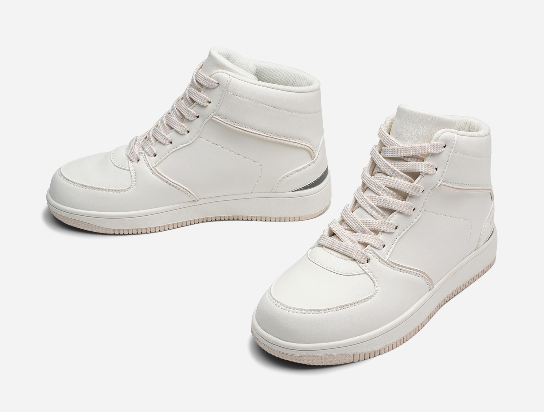 LEJON, Höga sneakers, waterproof Vita