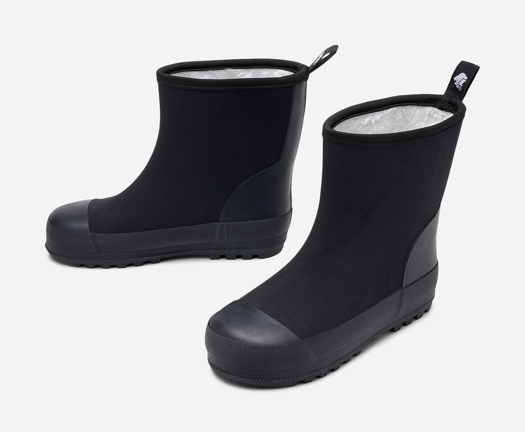LEJON, Varmfodrade gummistövlar Svarta