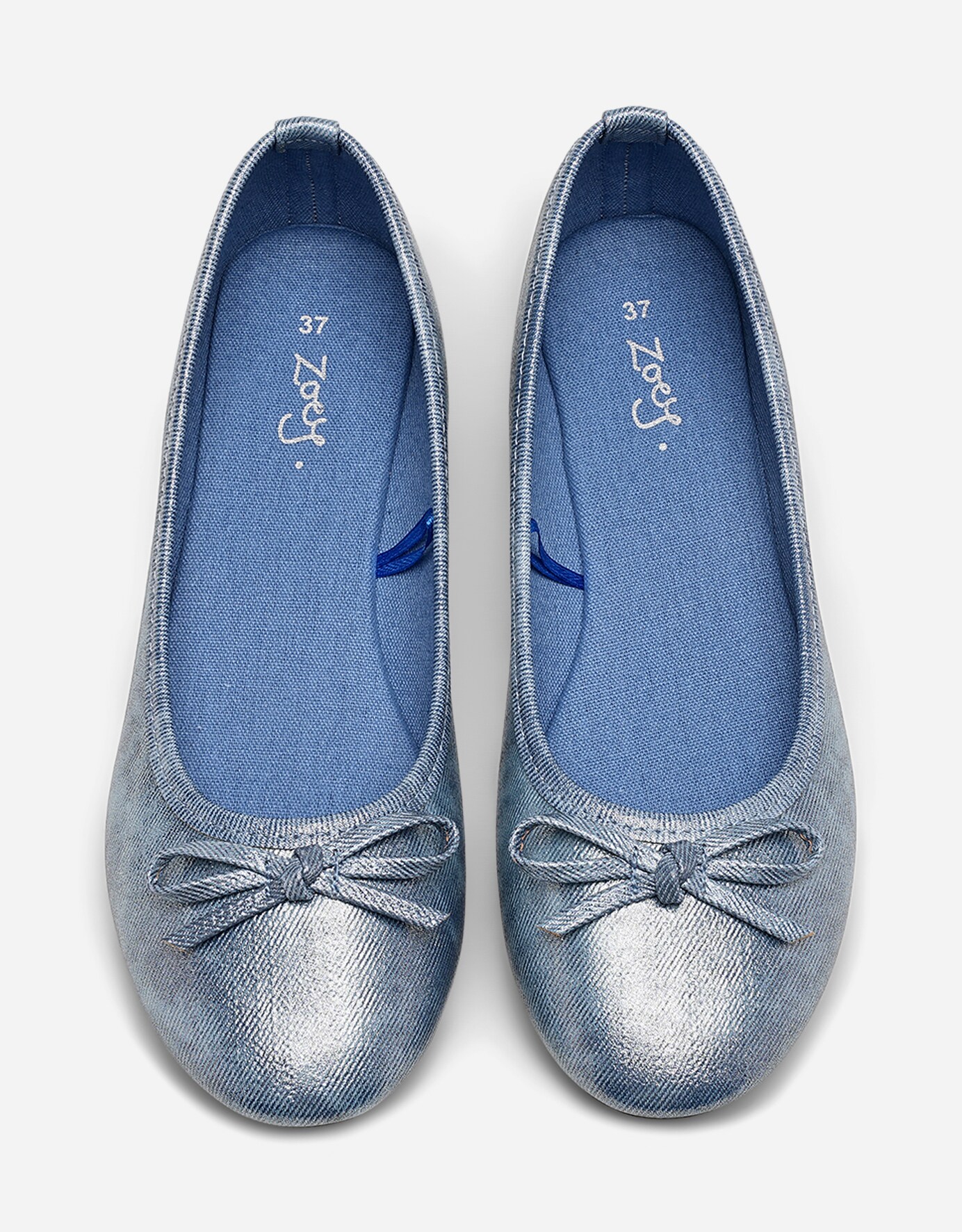 ZOEY, Ballerinaskor Blåa