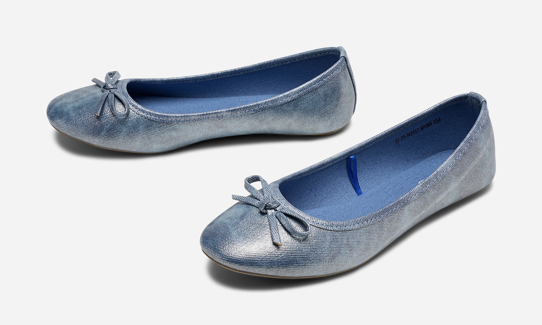 ZOEY, Ballerinaskor Blåa