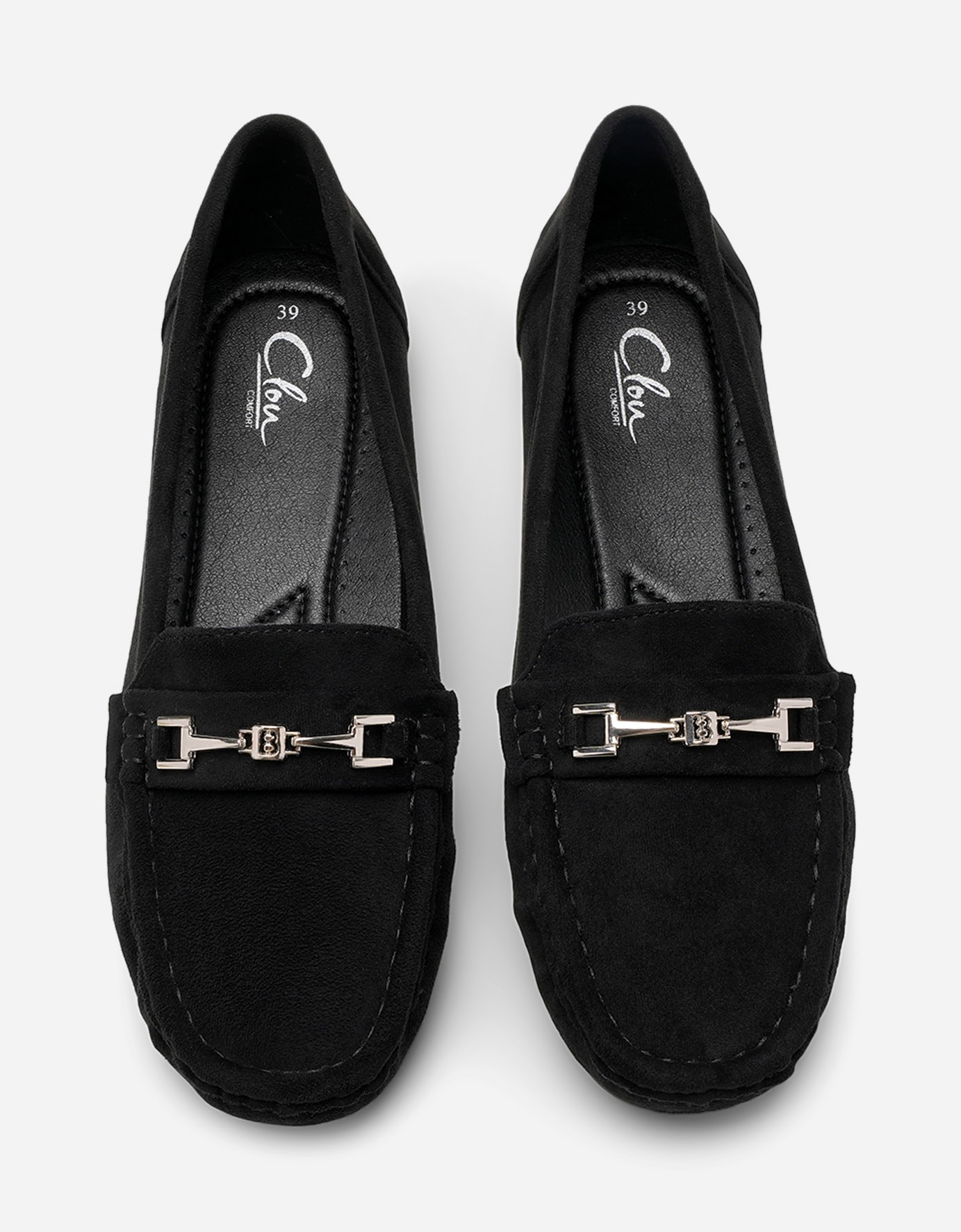 CLOU COMFORT, Mockasiner Svarta