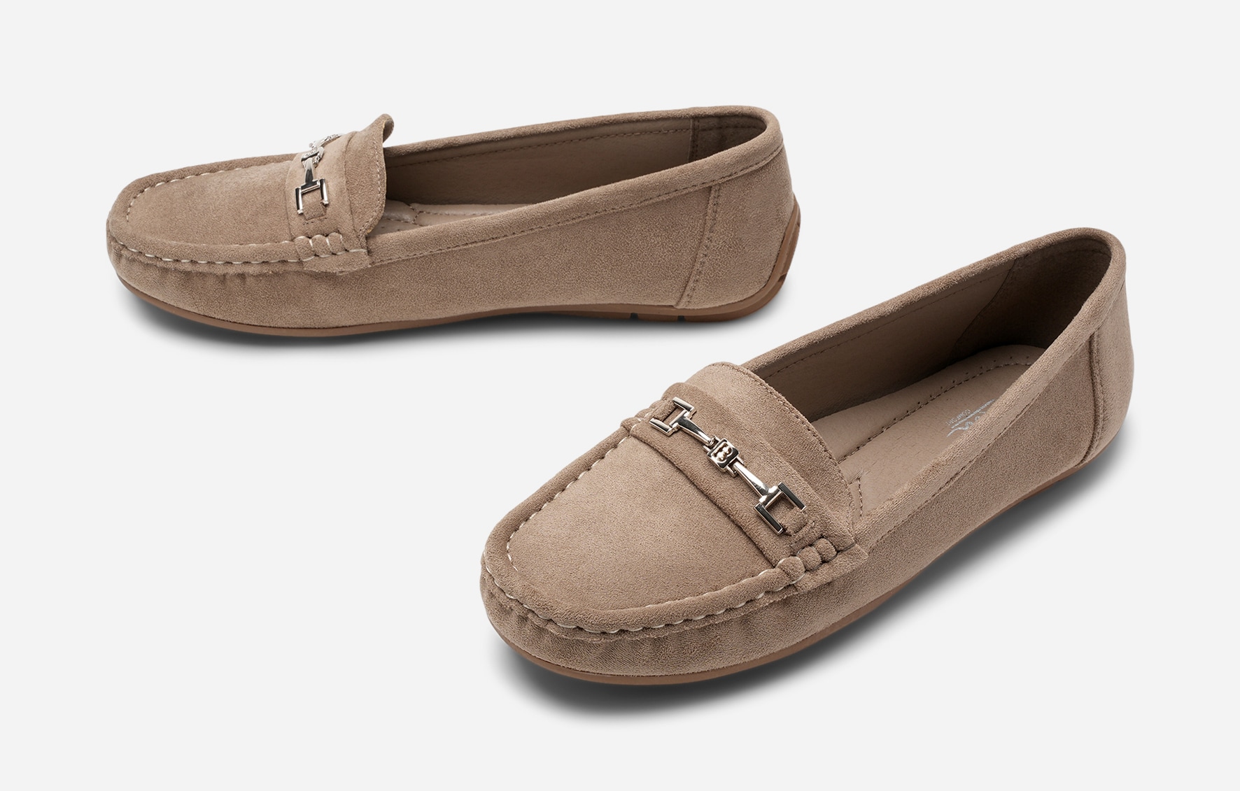 CLOU COMFORT, Loafers med spänne Bruna