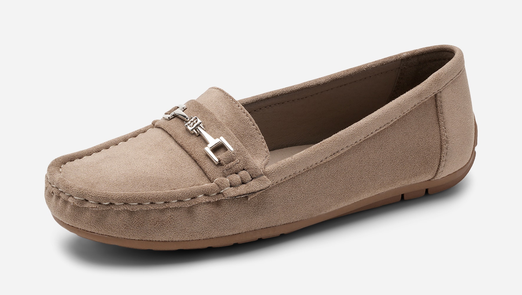 CLOU COMFORT, Loafers med spänne Bruna
