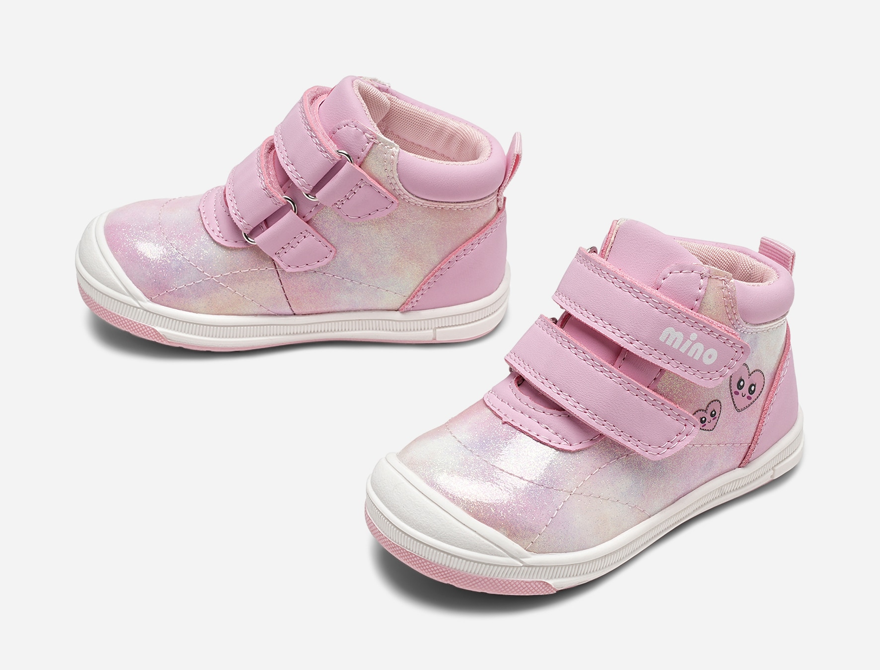 Mino, Lära-gå-skor Rosa