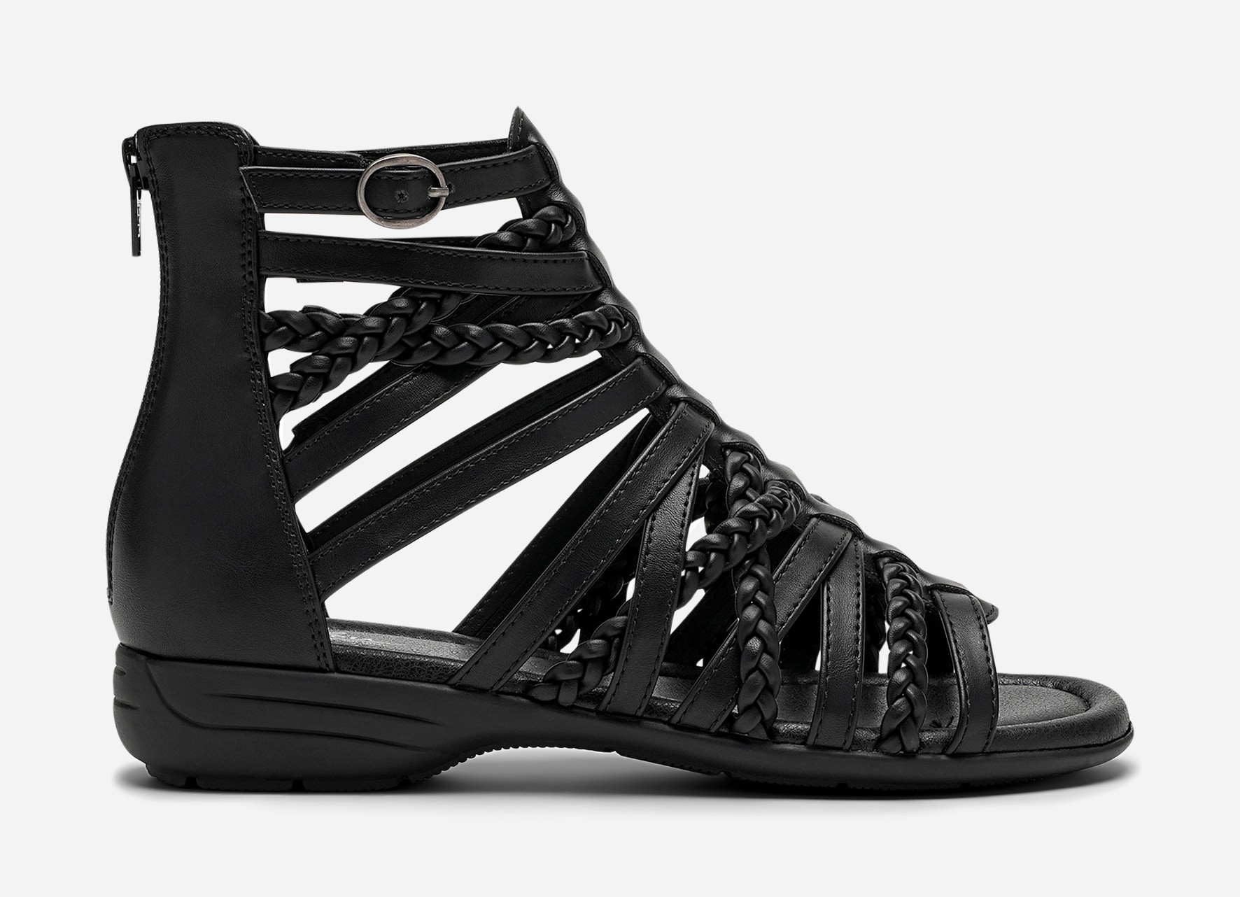 CLOU COMFORT, Sandaler med remmar Svarta
