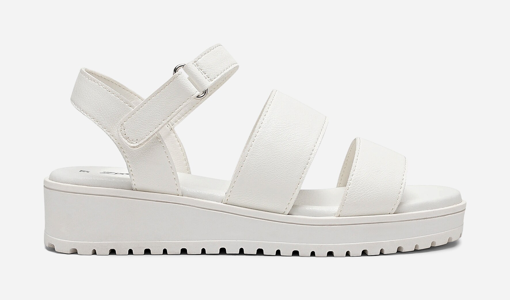 ZOEY, Sandaler med låg klack Vita