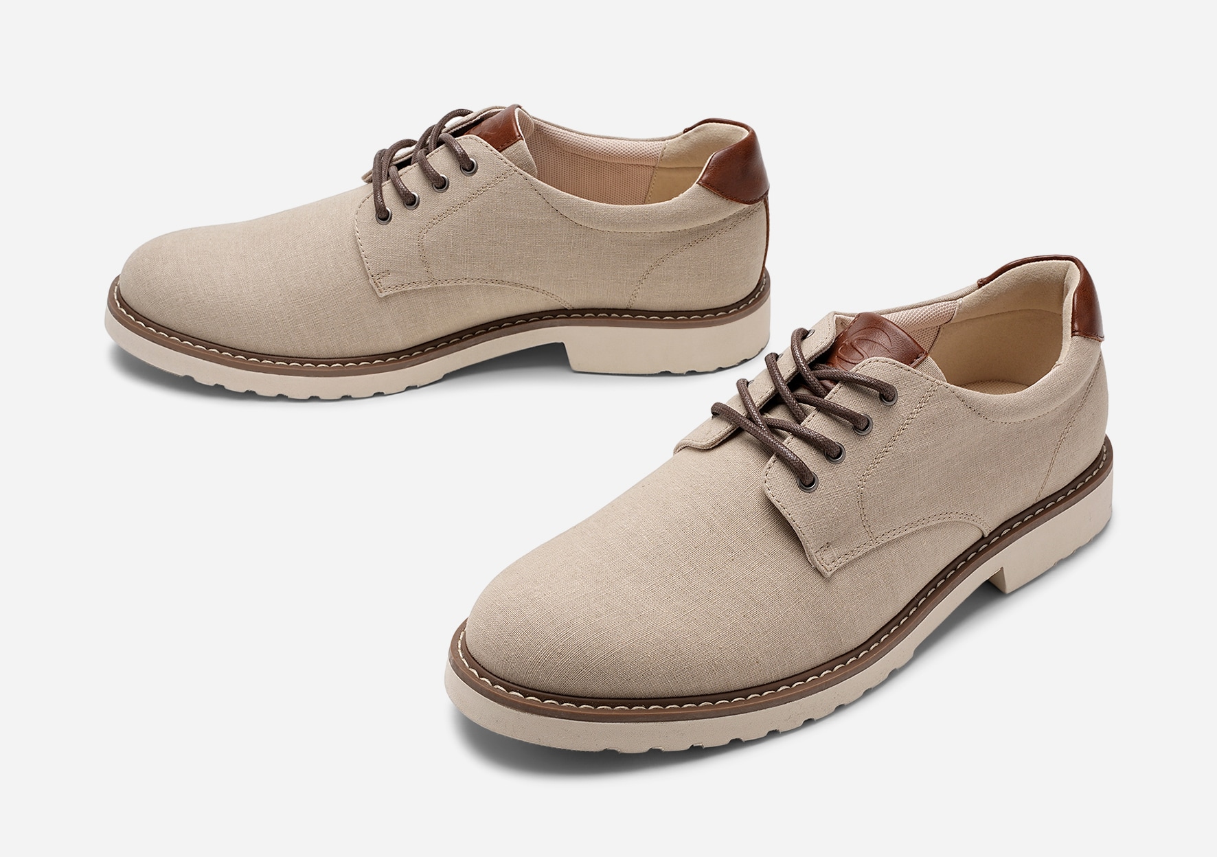 STEPSIDE, Snörskor Beigea