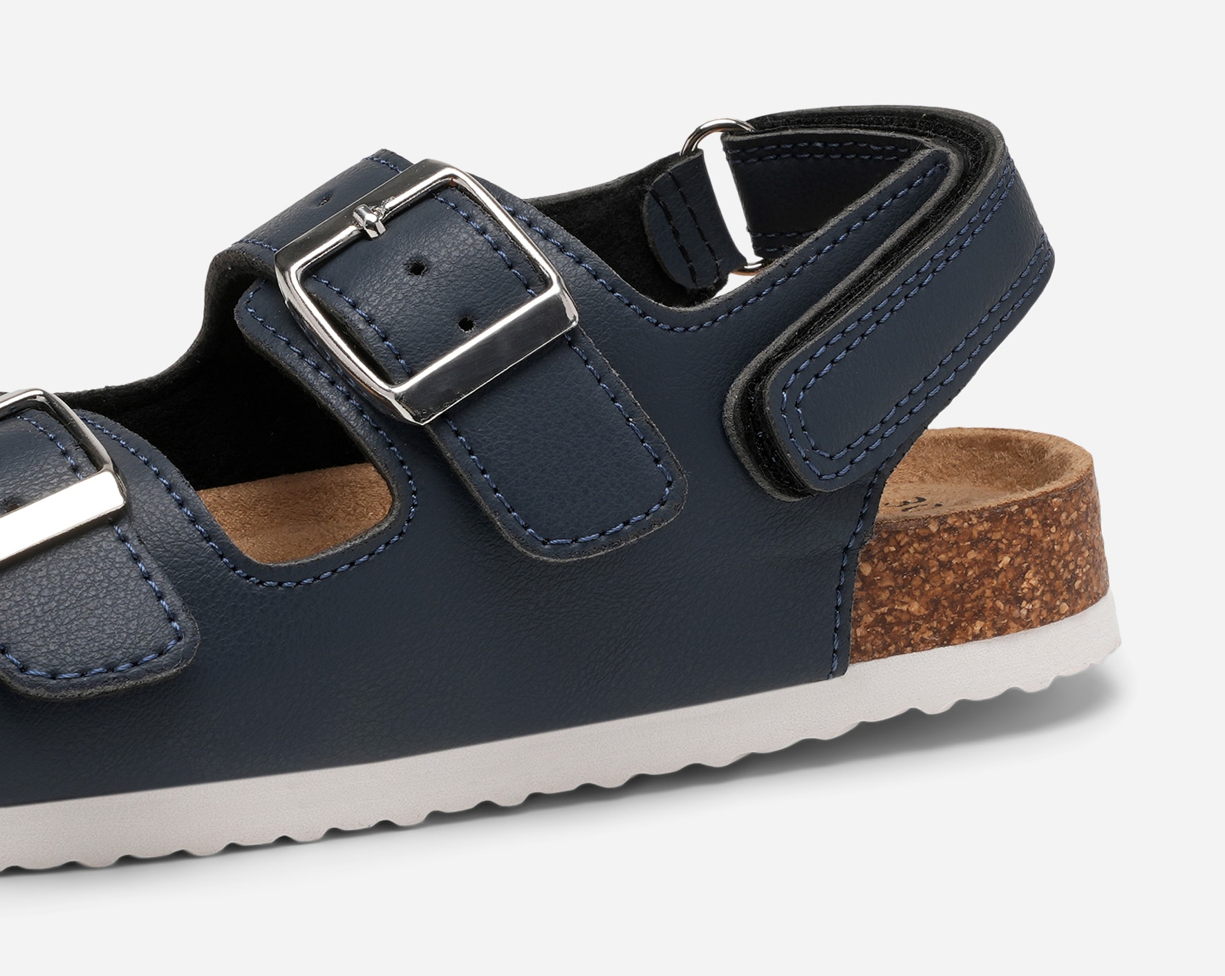 LEJON, Sandaler med spänne Blåa