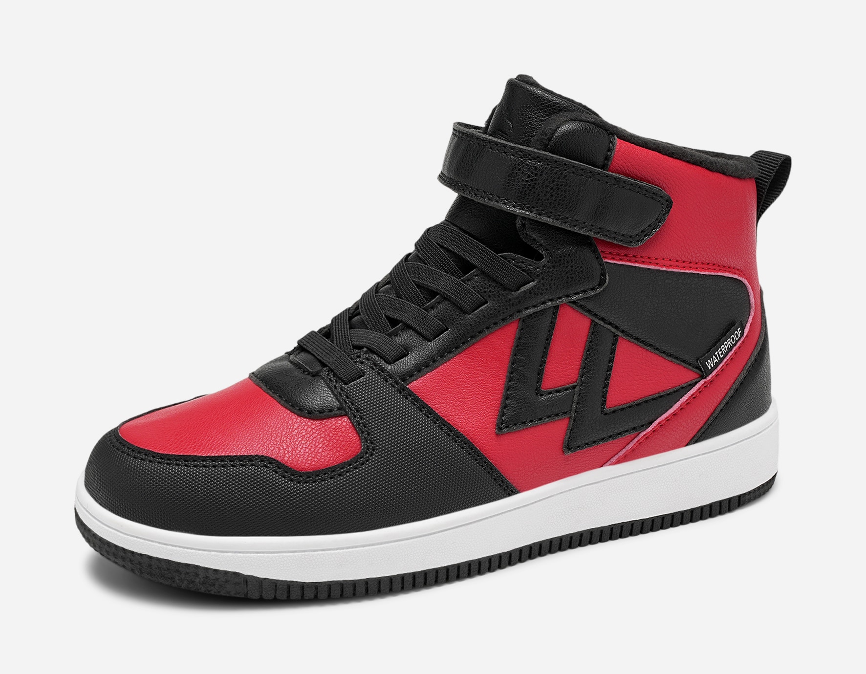 LEJON, Fleecefodrade höga sneakers waterproof Flerfärgade