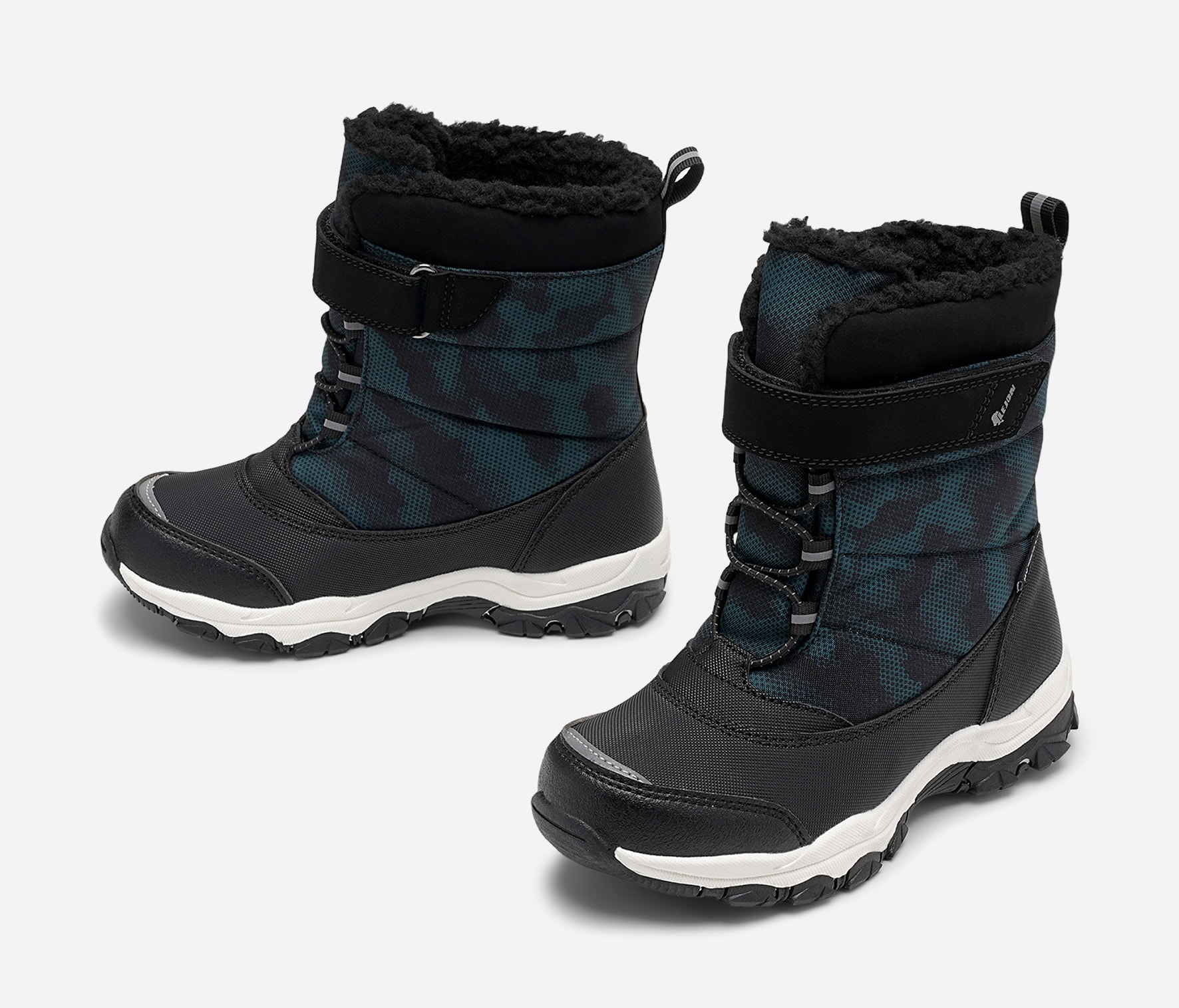 LEJON, Varmfodrade kängor waterproof Gröna